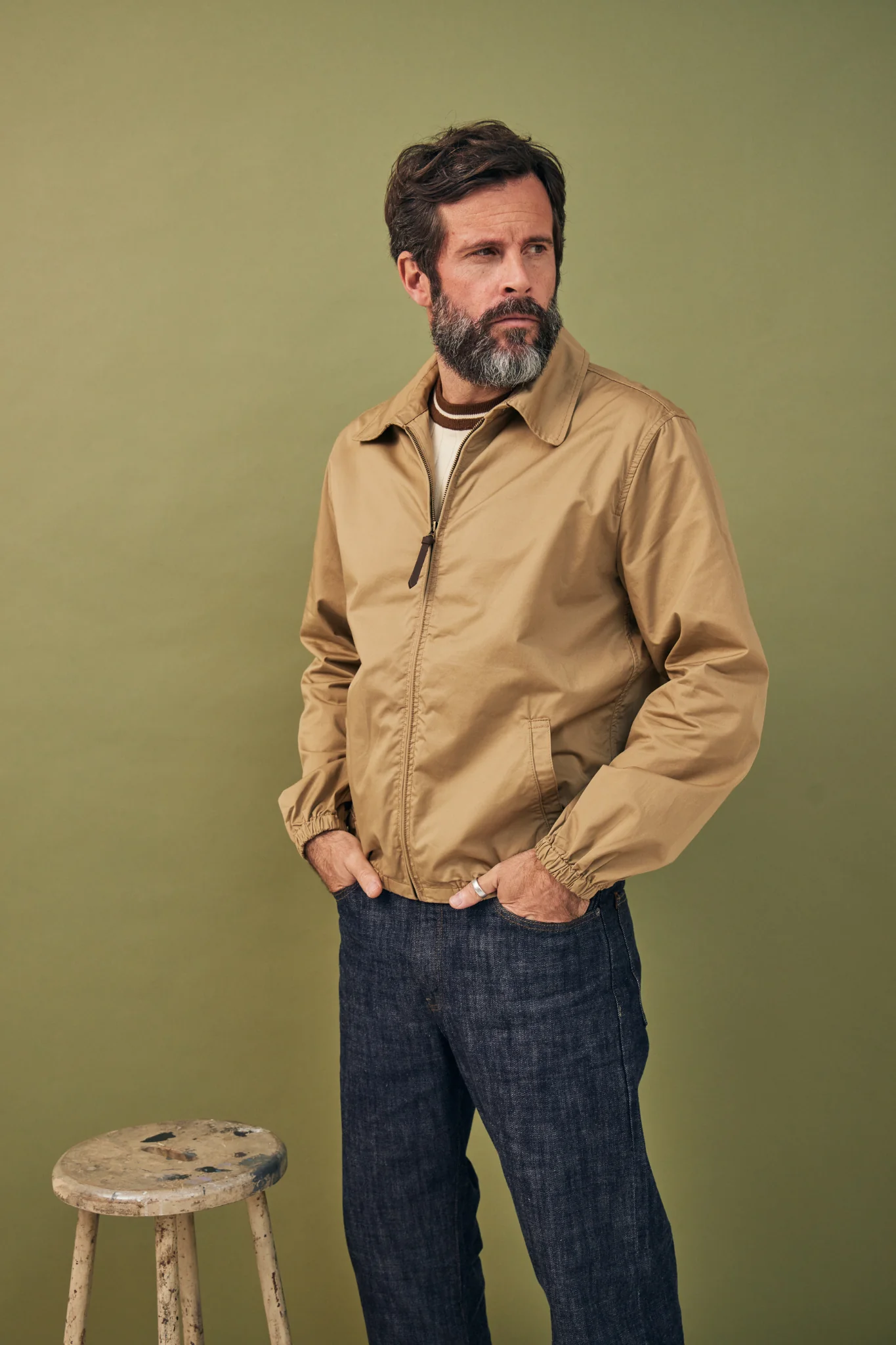 Blouson Le British - Beige - Image 2