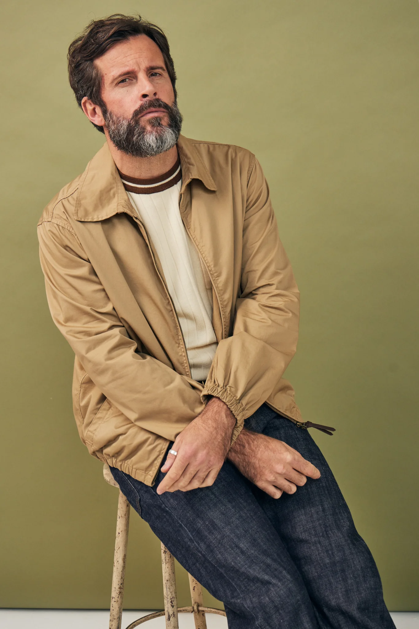 Blouson Le British - Beige - Image 5