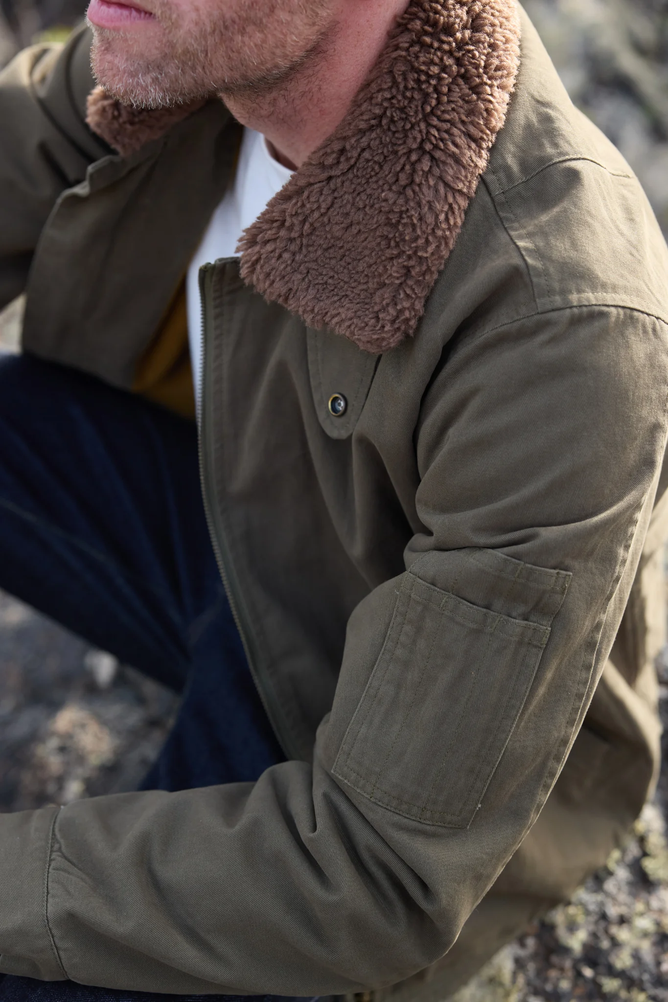Blouson Le Minéral - Kaki - Image 5