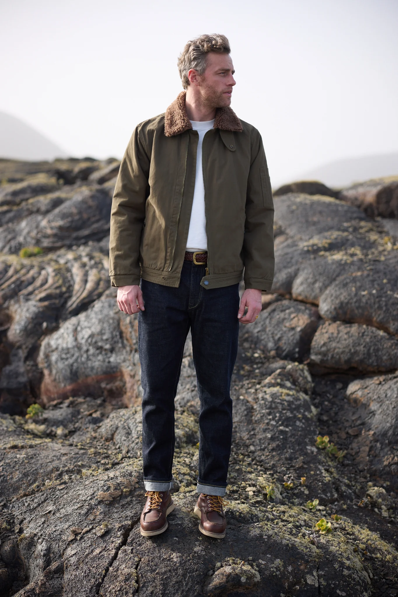 Blouson Le Minéral - Kaki - Image 9