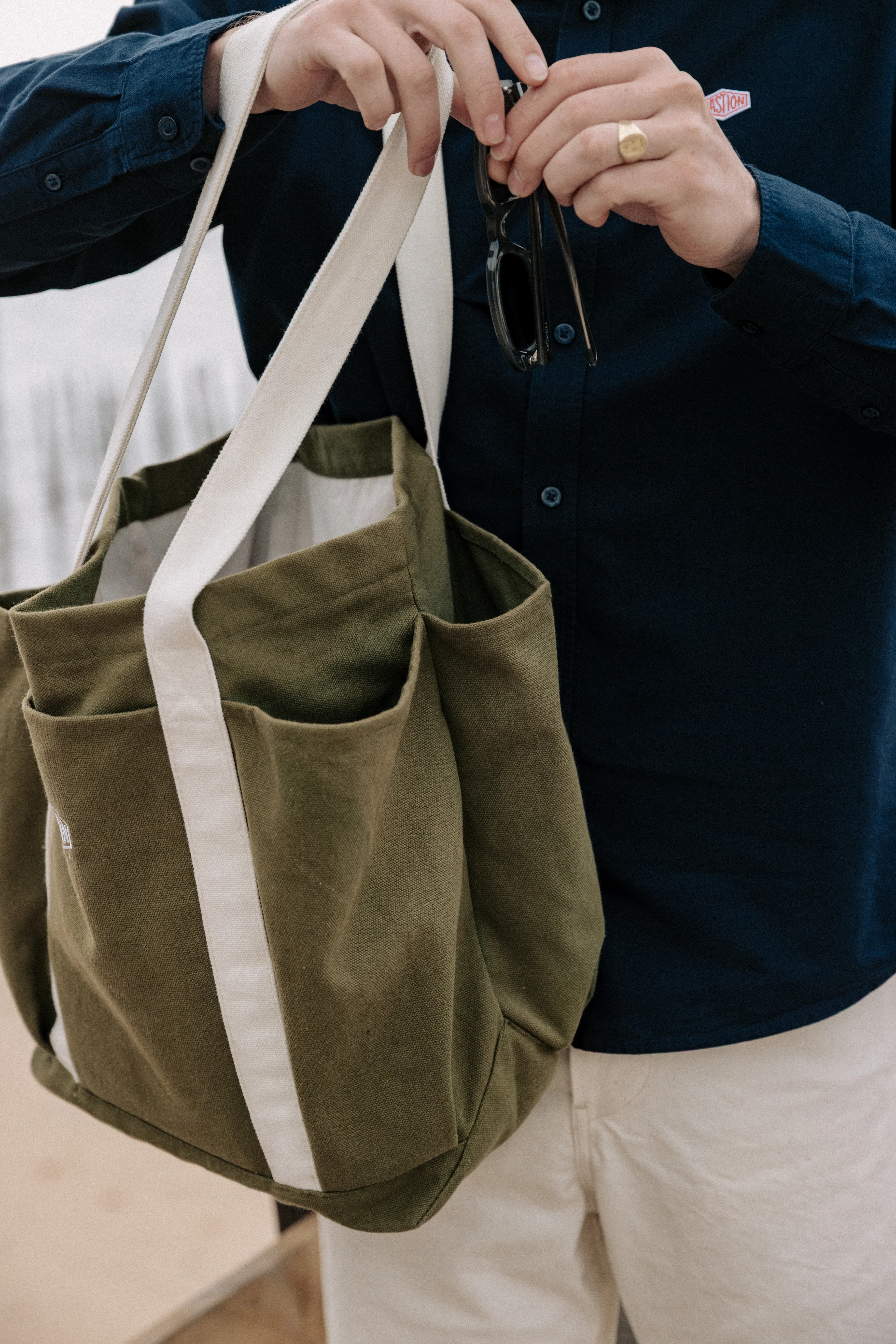 Sac cabas Le Transporteur - Army green - Image 3
