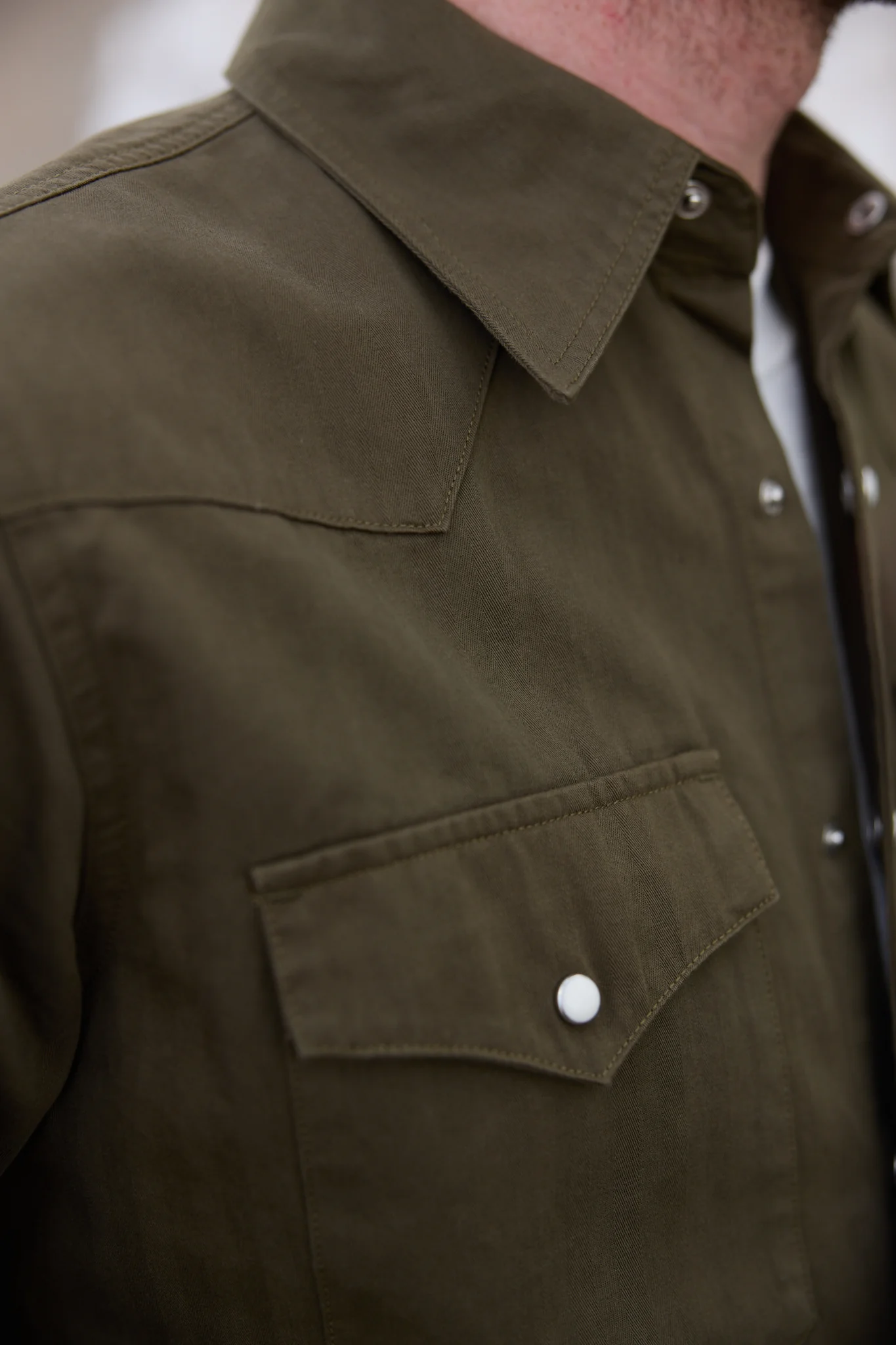 Chemise Le Cavalier - kaki - Image 3