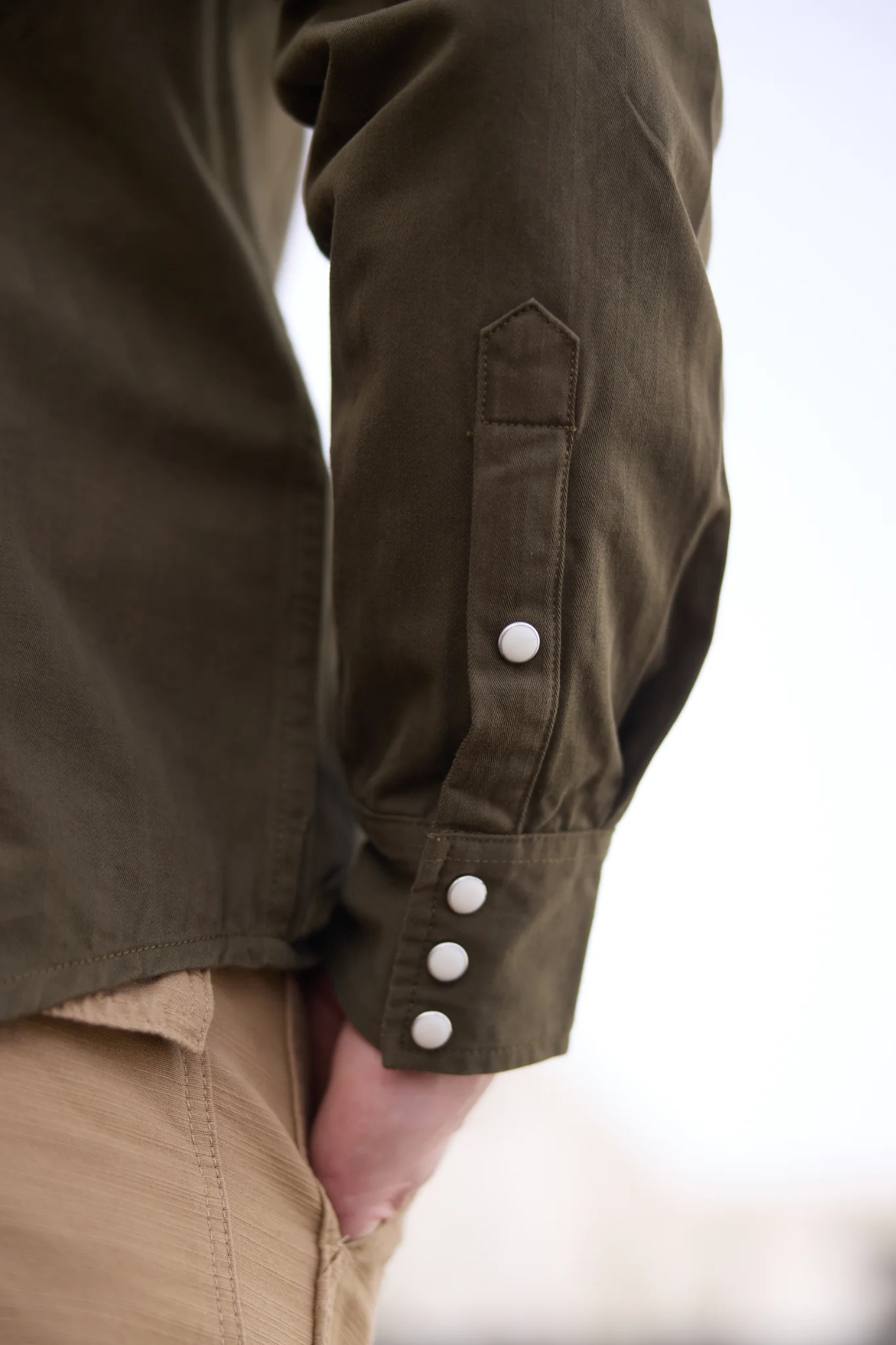 Chemise Le Cavalier - kaki - Image 4