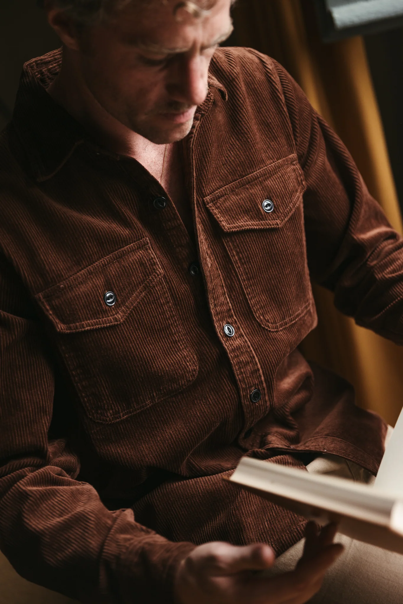 Chemise Le Caviste - marron - Image 5