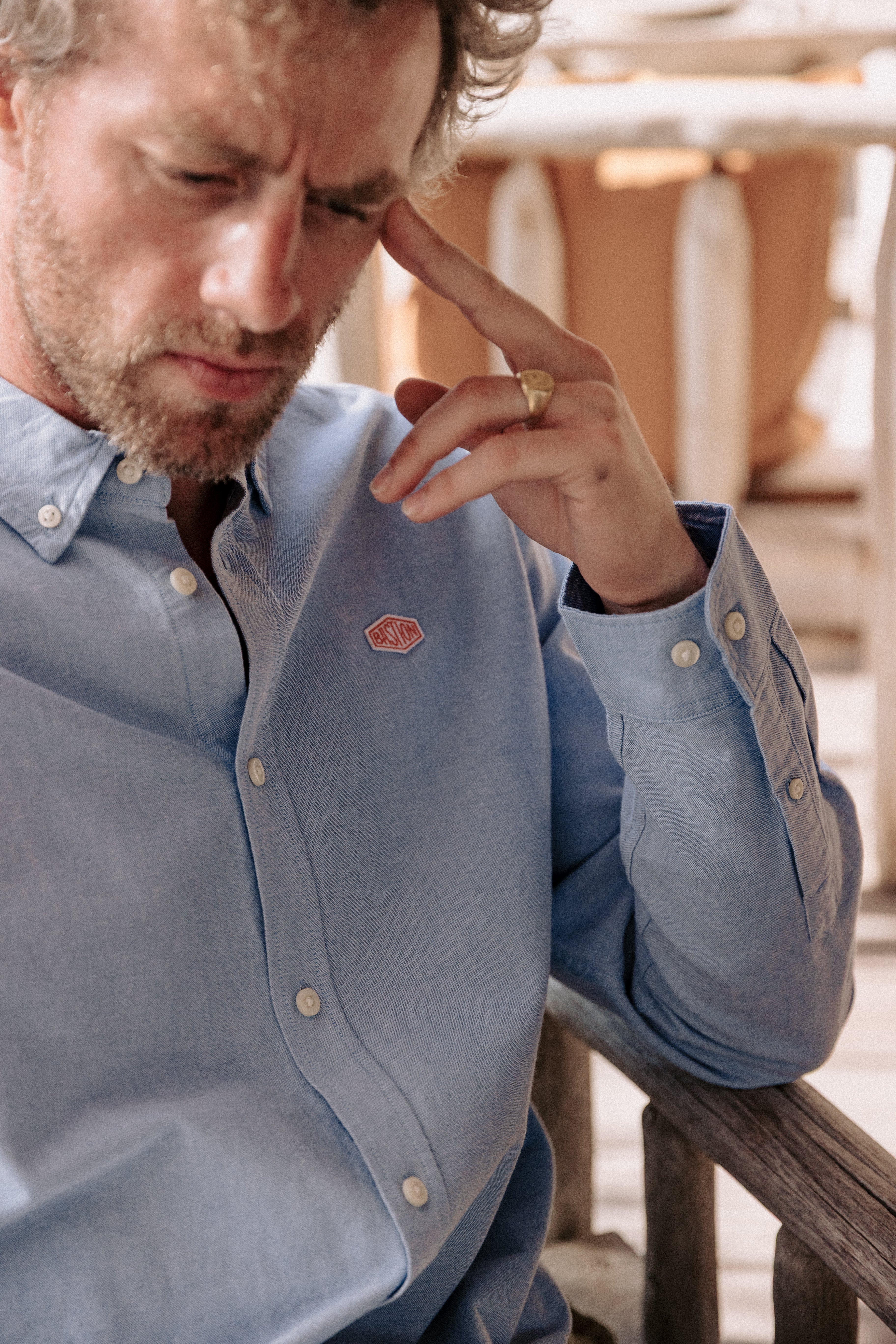 Chemise Le Compagnon - Bleu - Image 5