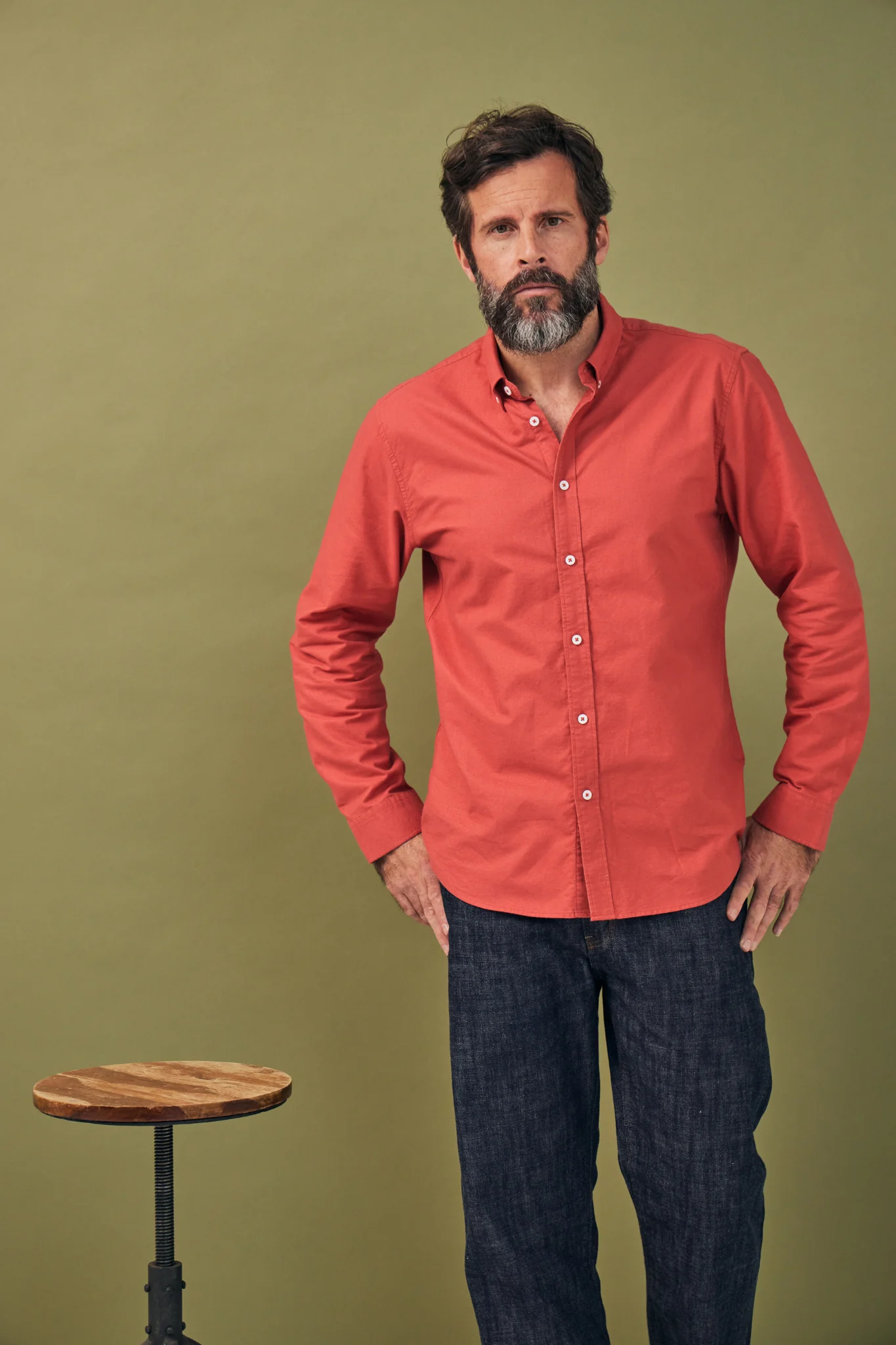 Chemise Le Connétable - Corail - Image 5