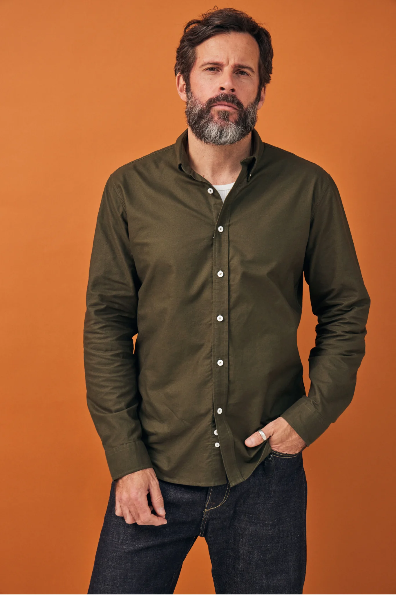 Chemise Le Connétable - Military green - Image 3
