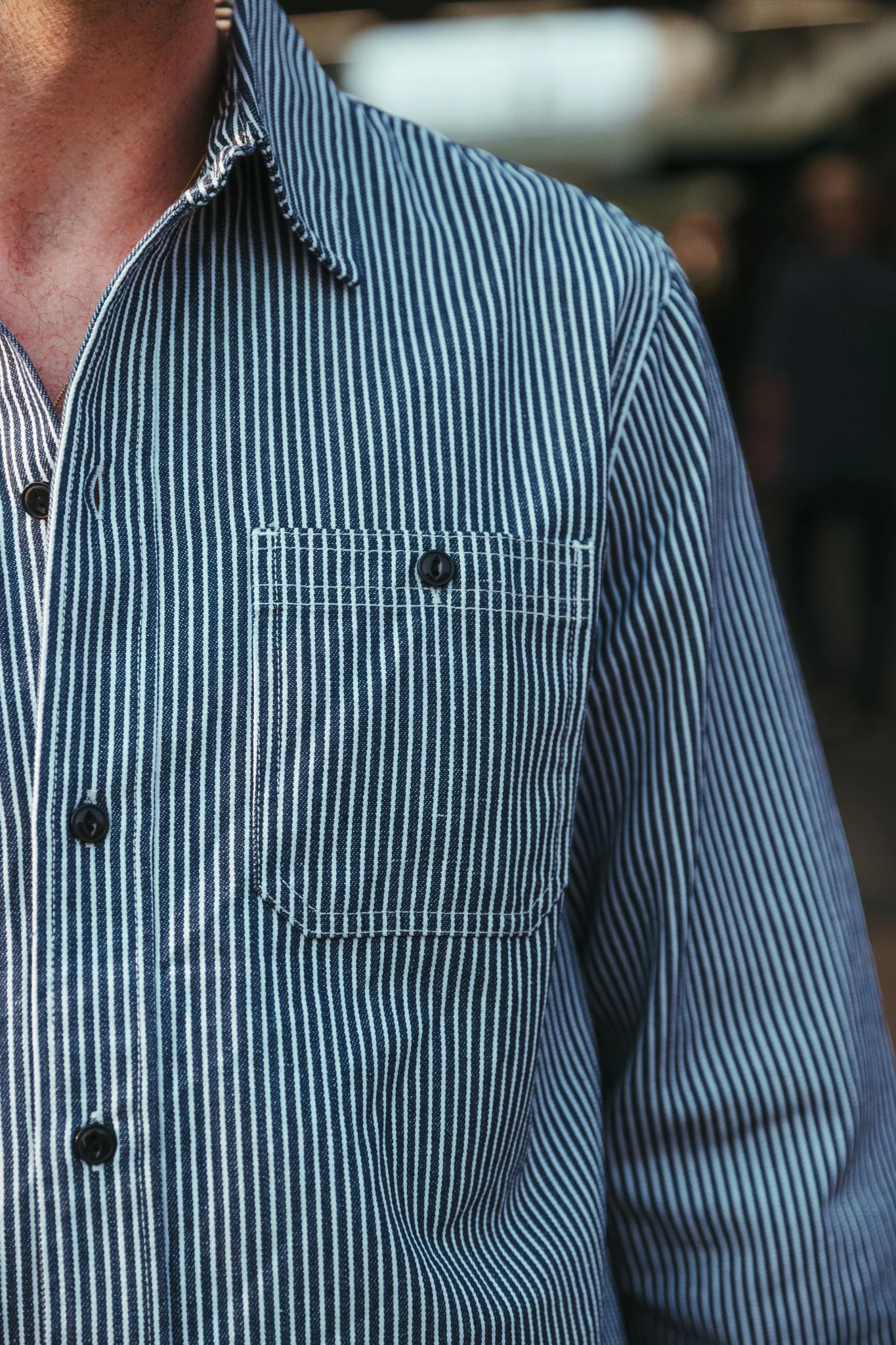 Chemise Le Meneur - bleu - Image 3