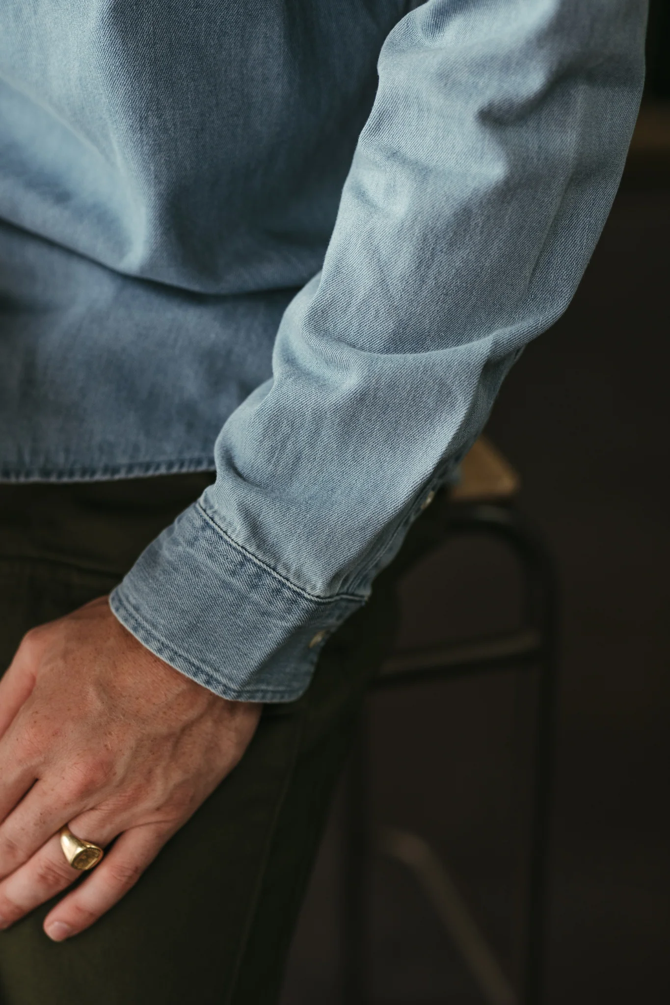 Chemise Le Sculpteur - Light denim - Image 3