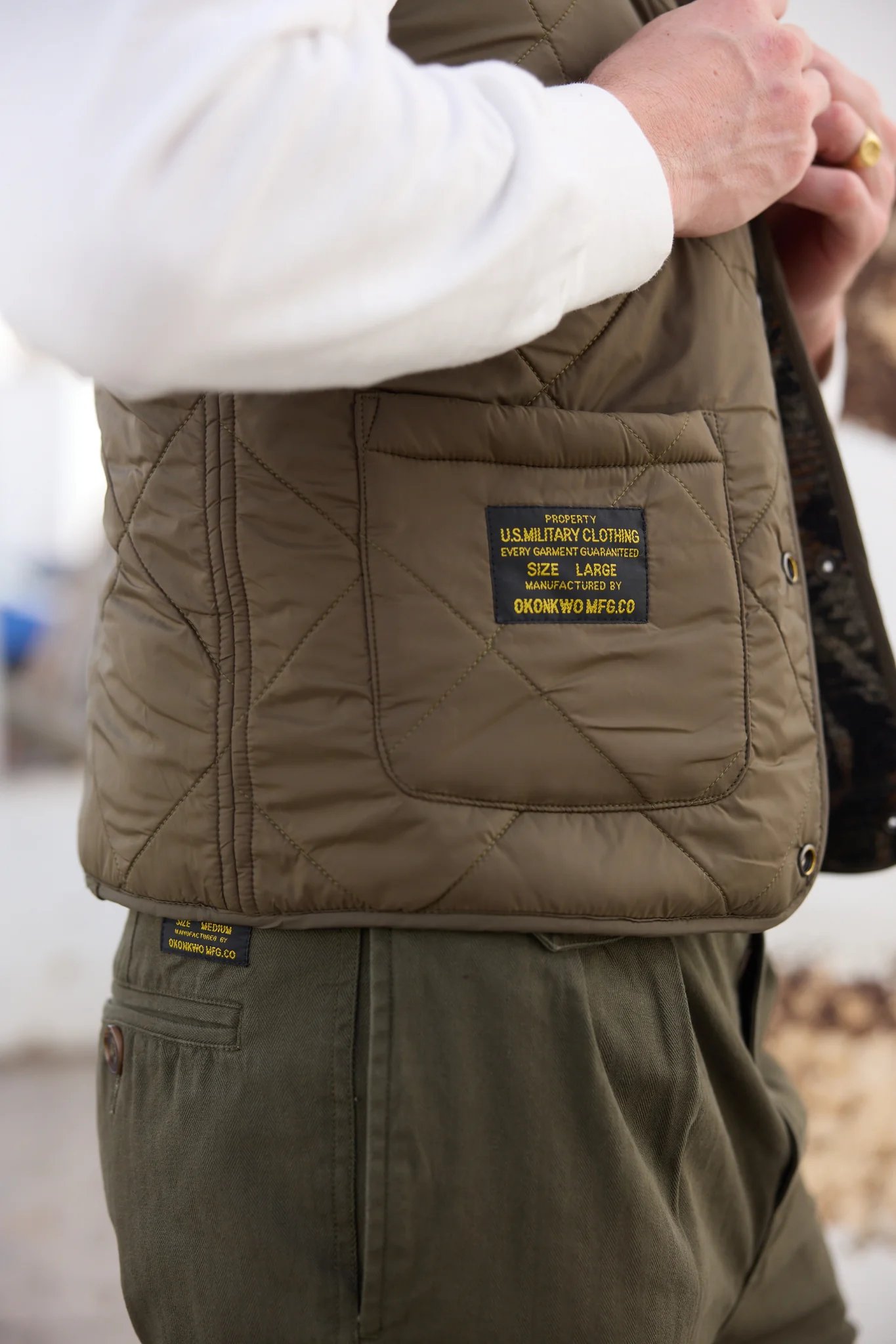 Gilet Le Furtif - Kaki - Image 6