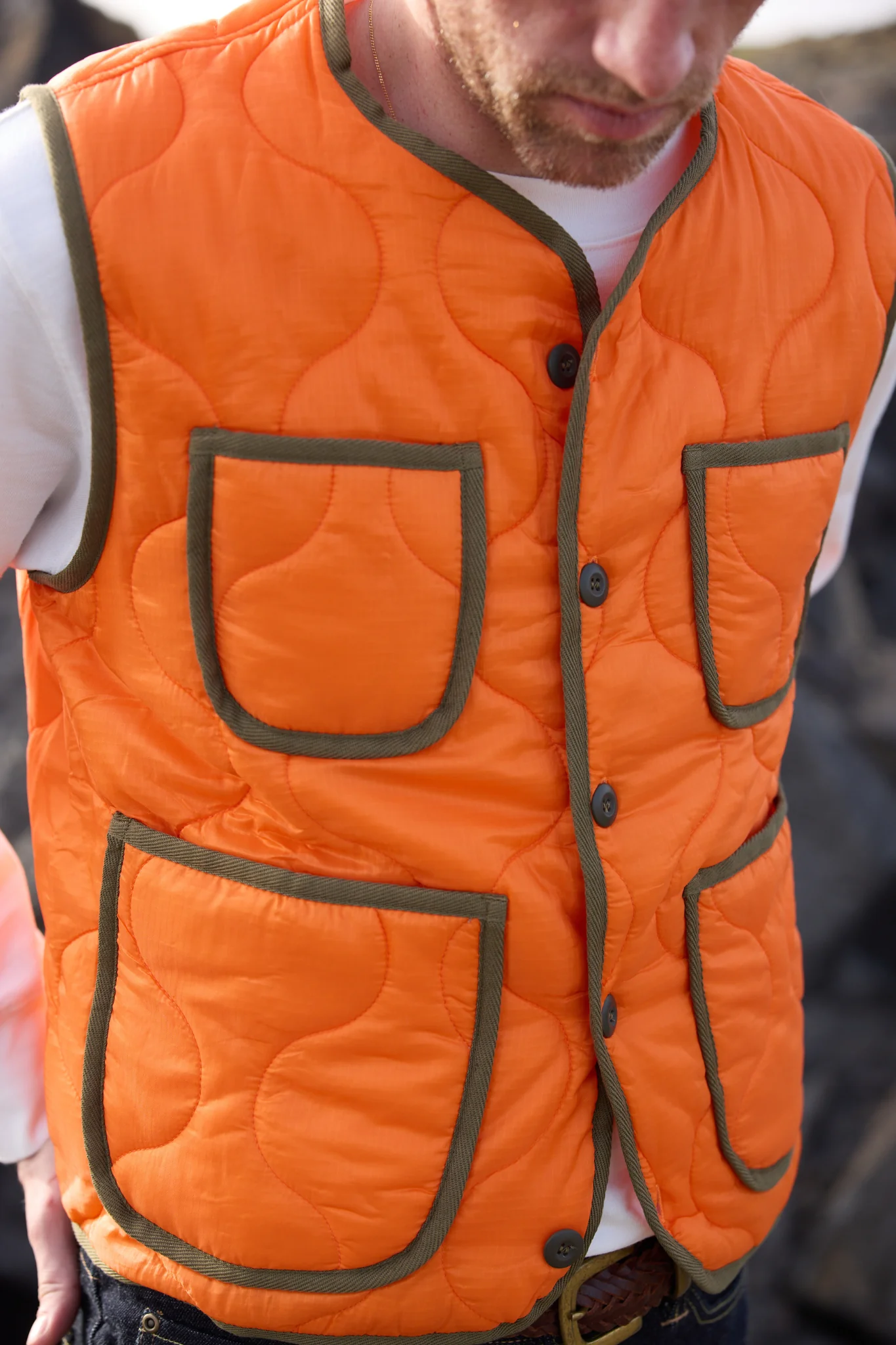 Gilet Le Liner - Orange - Image 4