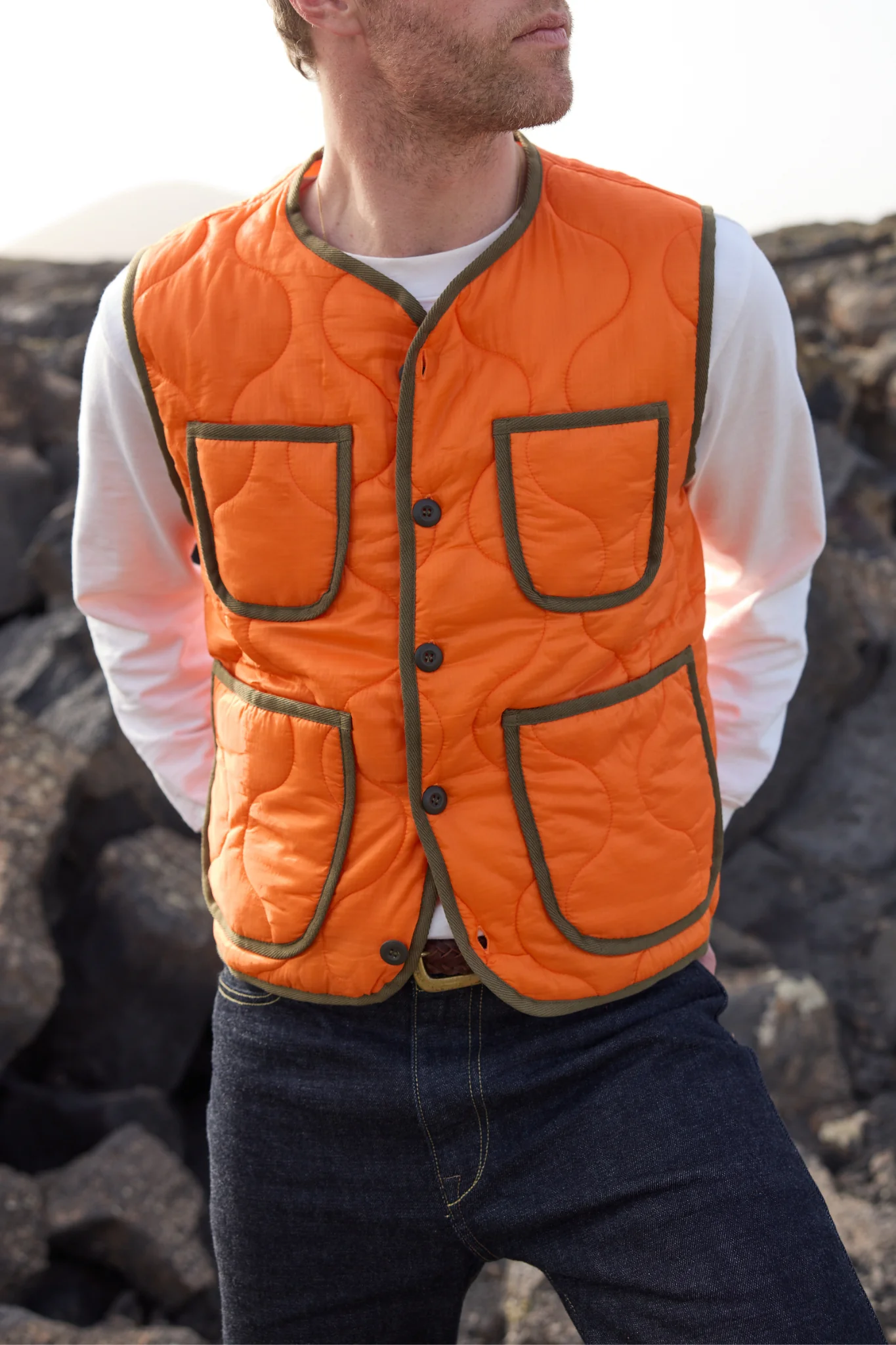 Gilet Le Liner - Orange - Image 5