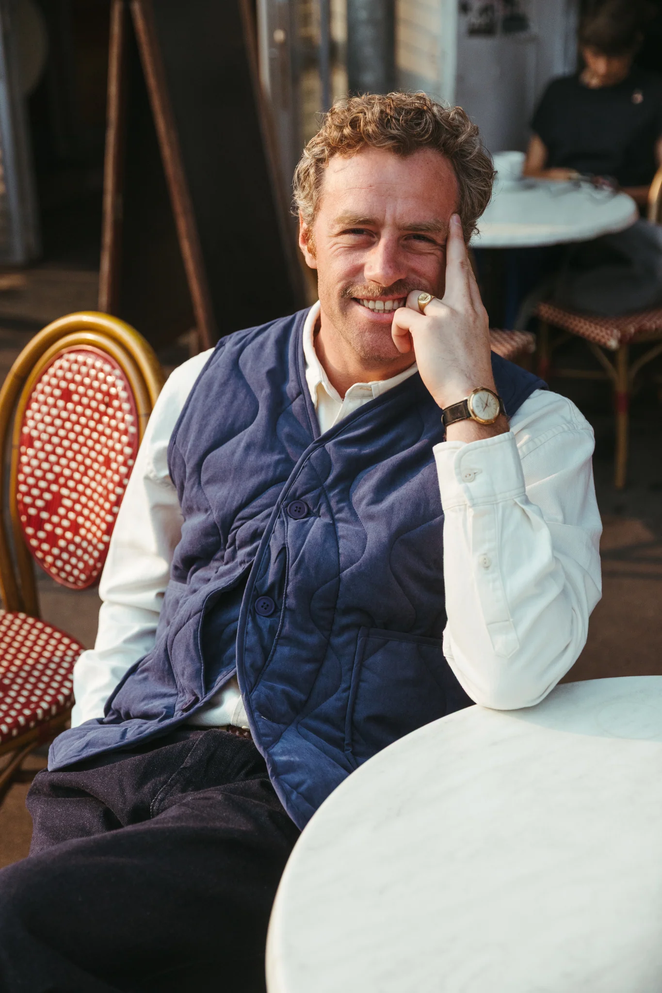 Gilet Le Parthénon - Bleu - Image 3