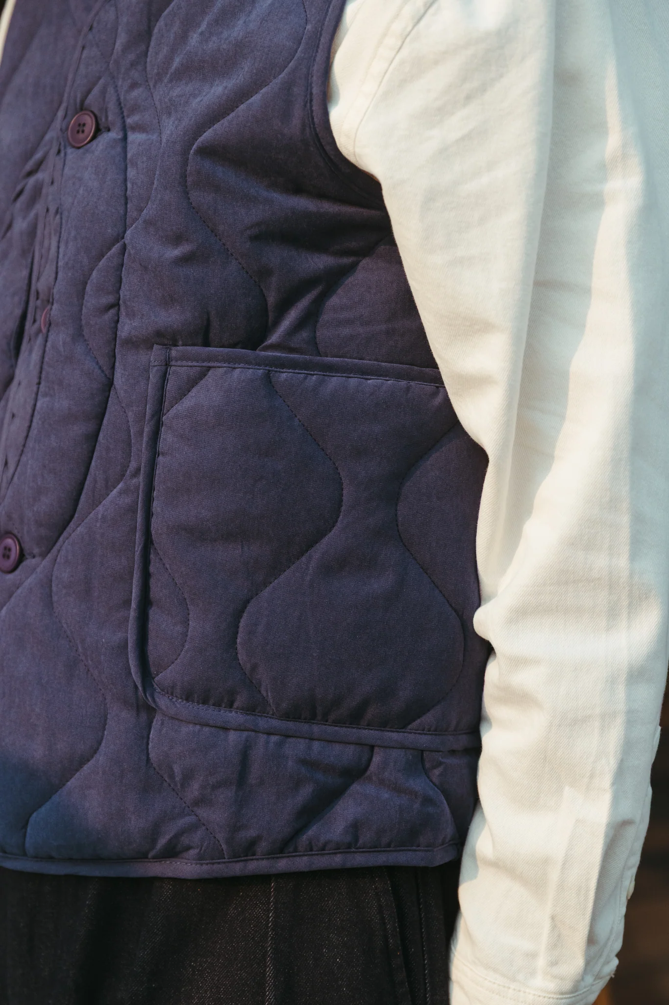 Gilet Le Parthénon - Bleu - Image 4