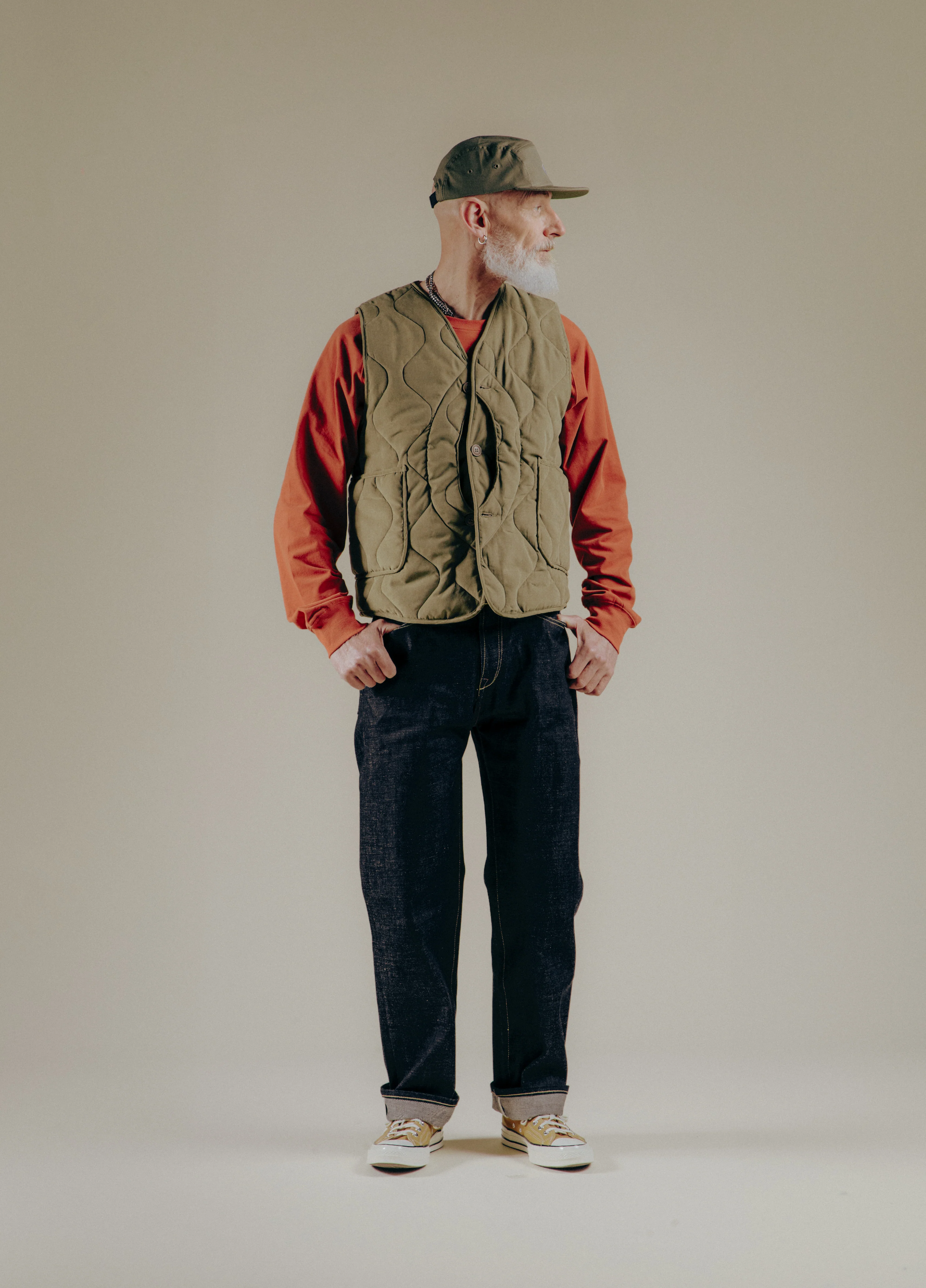 Gilet Le Parthénon - Kaki - Image 4
