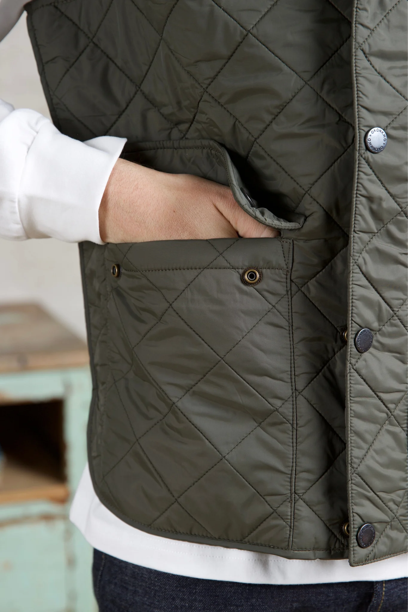 Gilet L'Observateur - Kaki - Image 3