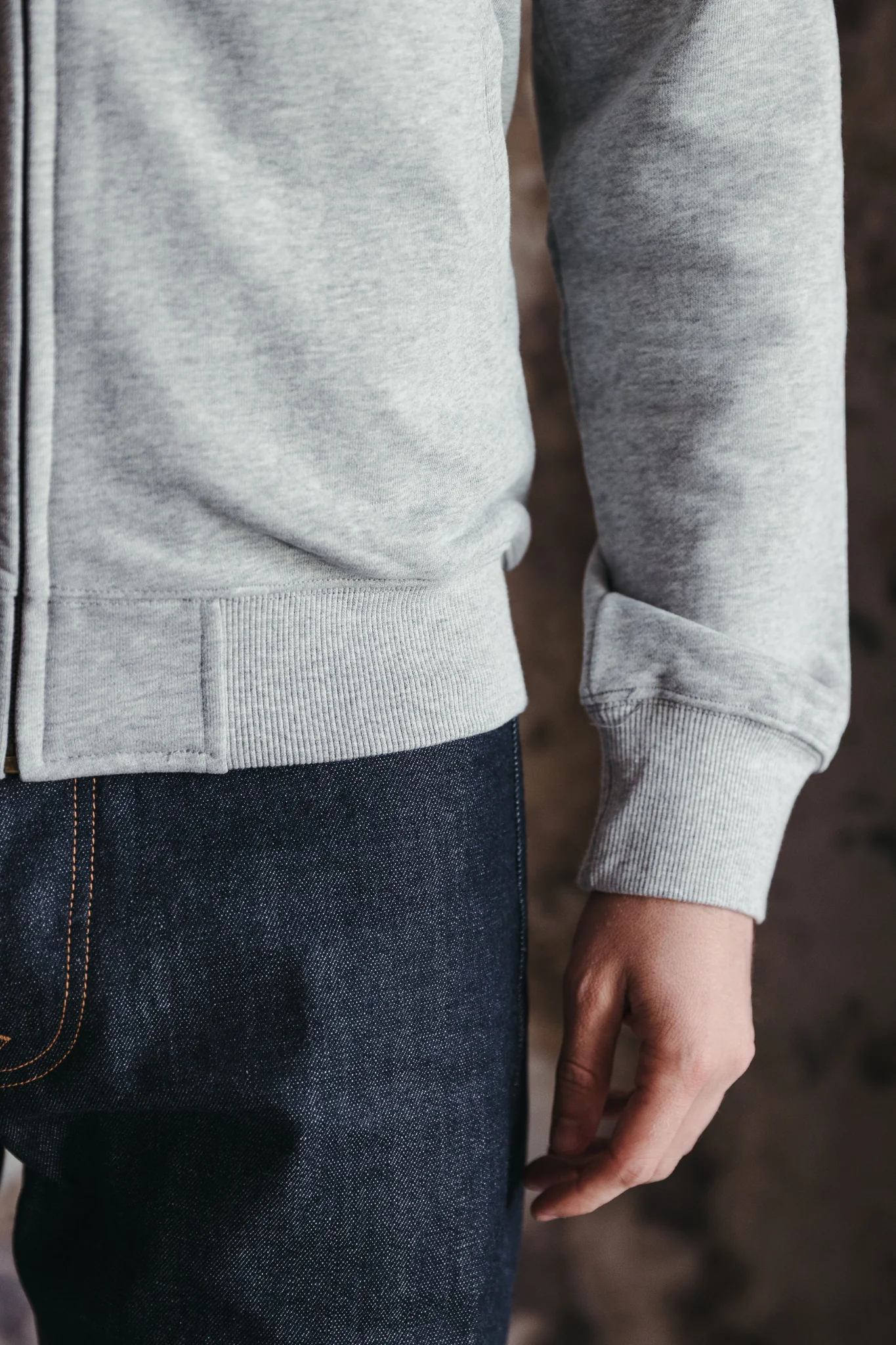 Hoodie Le Franc - Gris clair - Image 5
