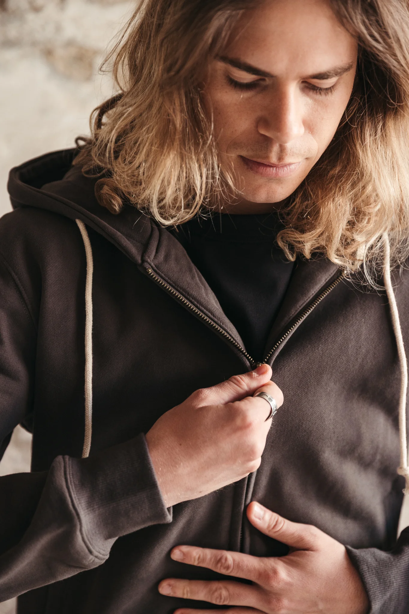 Hoodie Le Franc - Gris foncé - Image 2