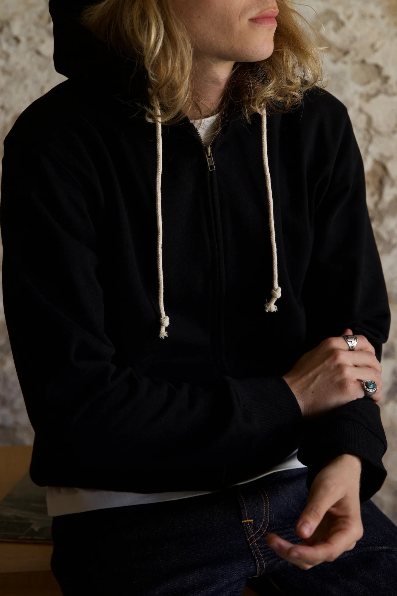 Hoodie Le Franc - Noir - Image 3
