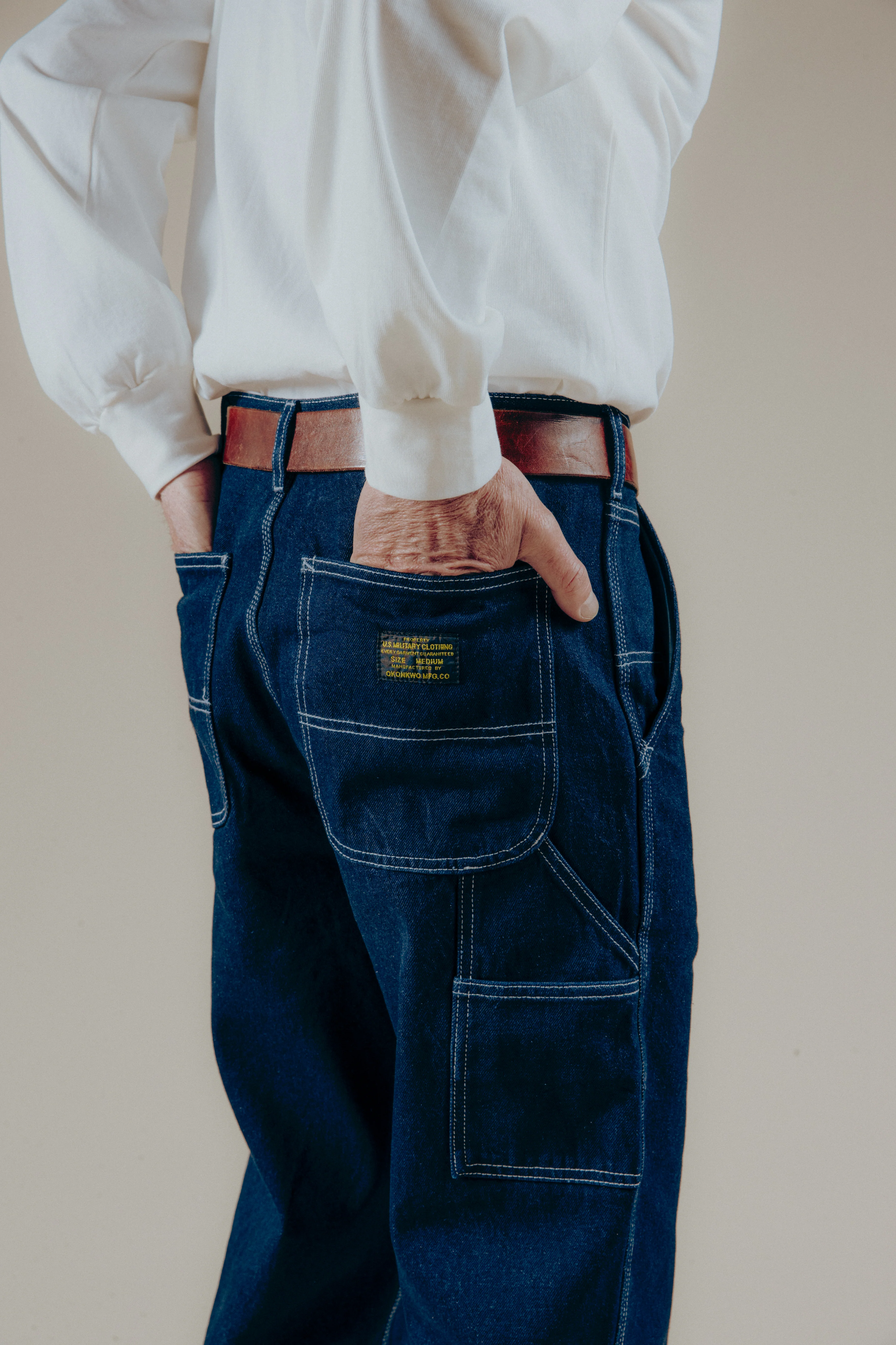 Pantalon le Charpentier - Denim - Image 4