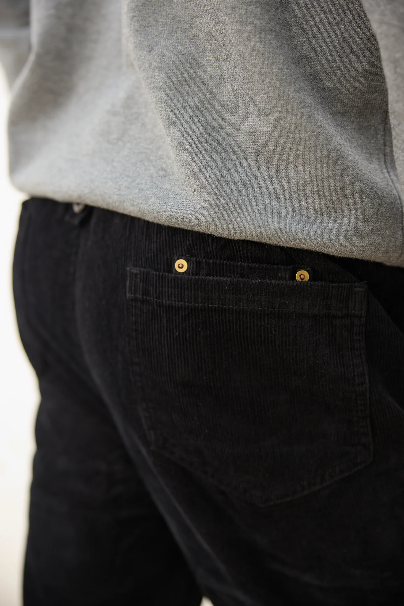 Pantalon Le Côtelé - Noir - Image 3