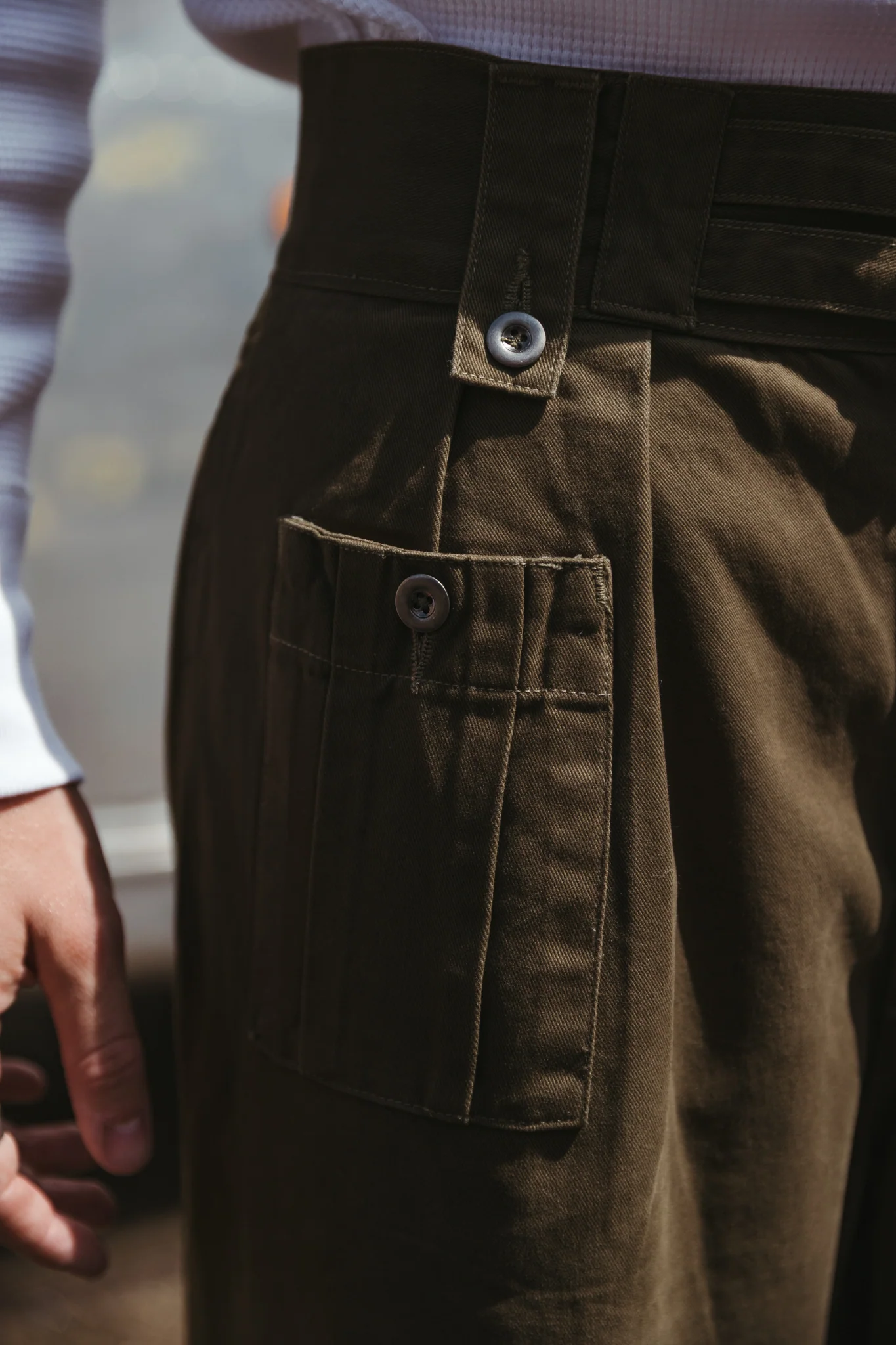 Pantalon Le Népalais - Army Green - Image 5