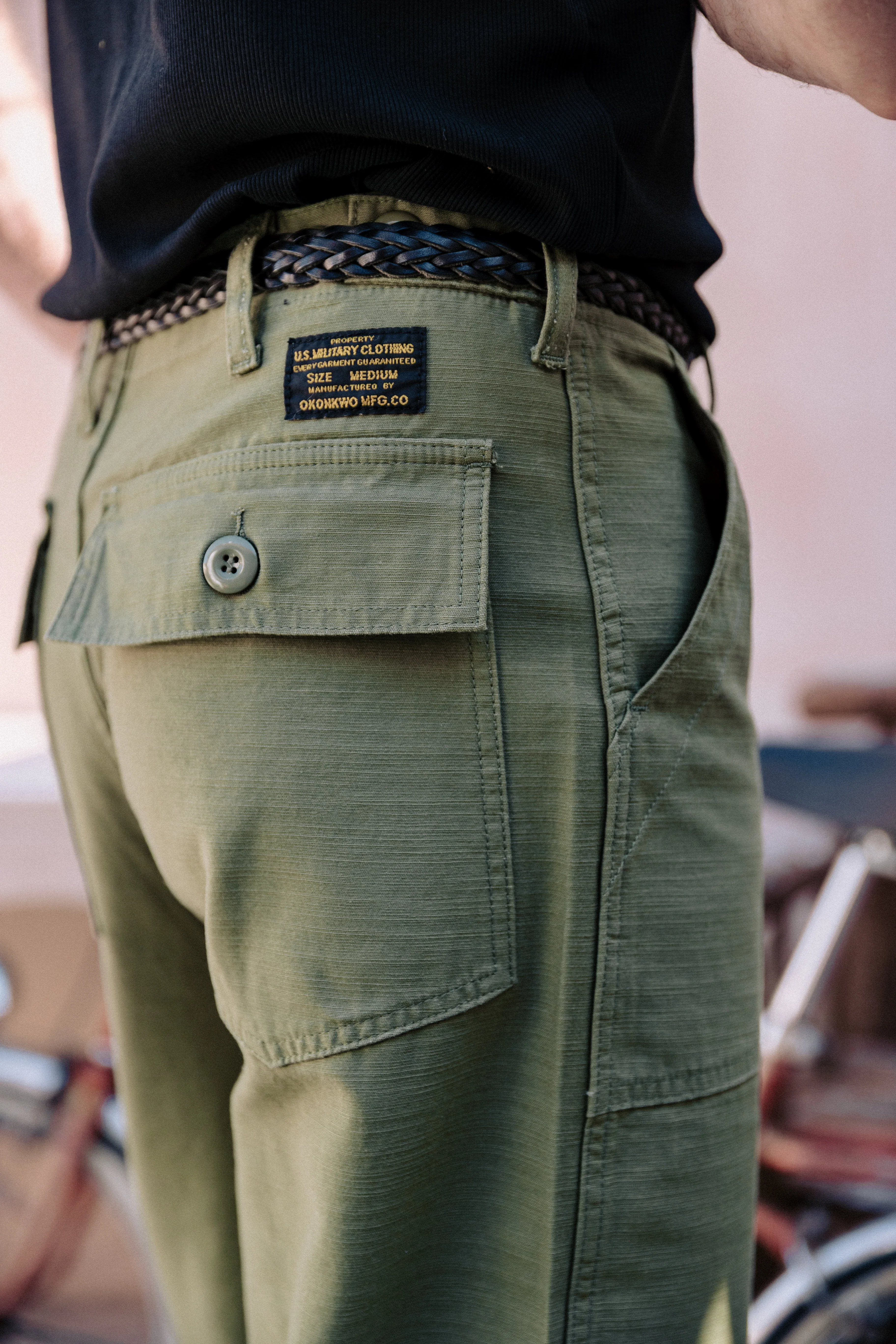 Pantalon Le Pur - Olive Green - Image 3