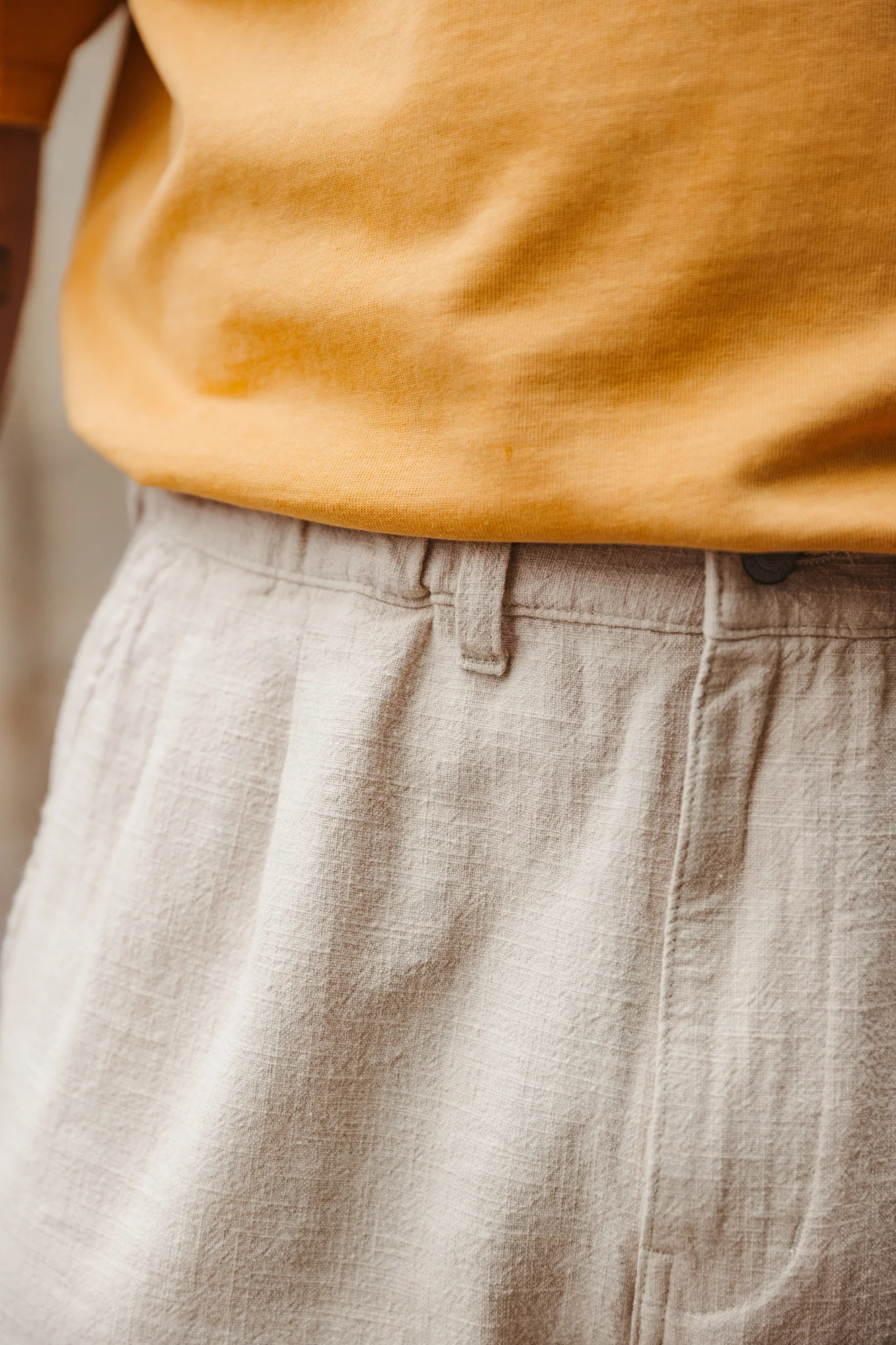 Pantalon L'Élégant - Beige - Image 3