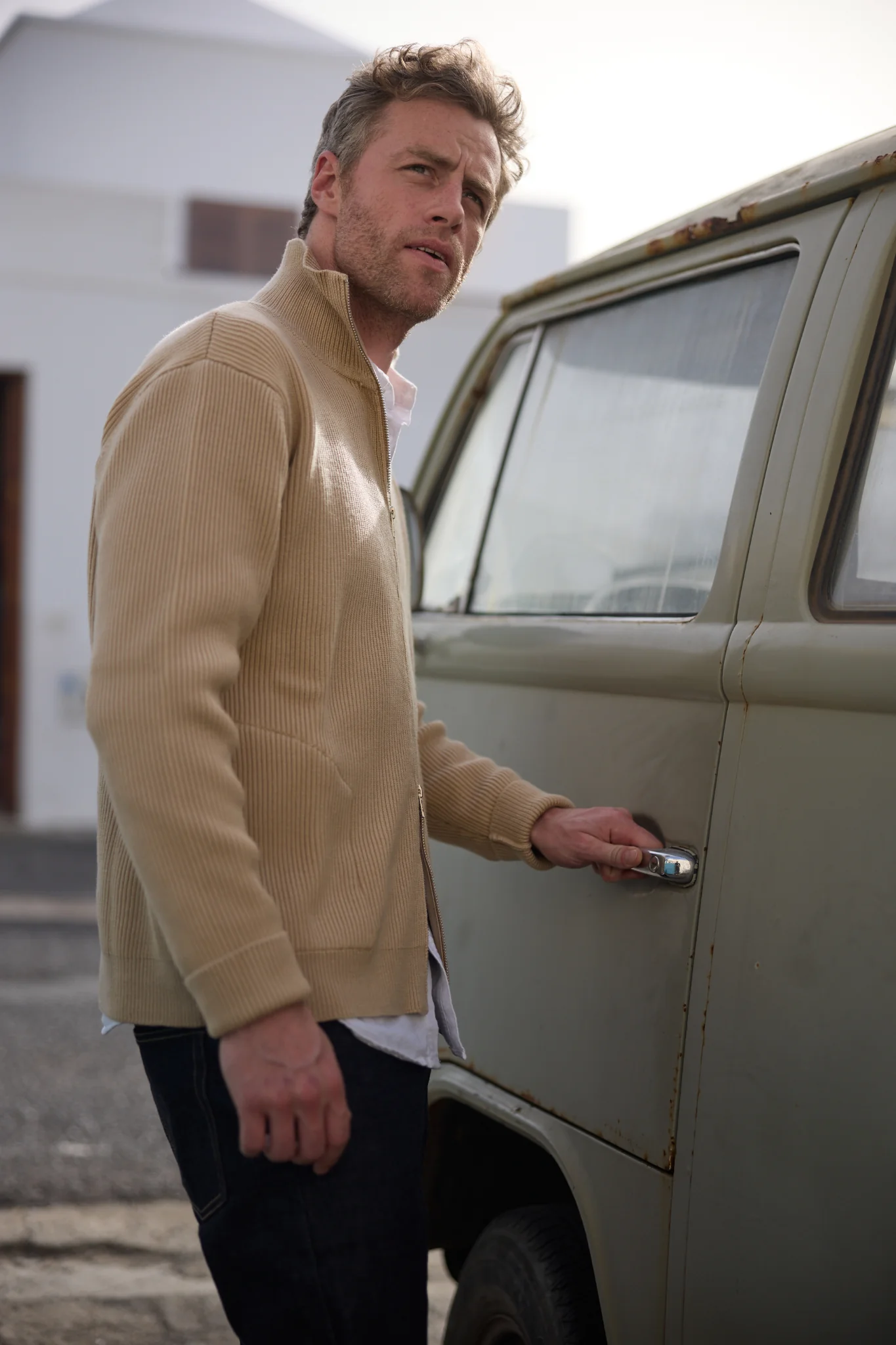 Pull Le Pointilleux - Beige - Image 3