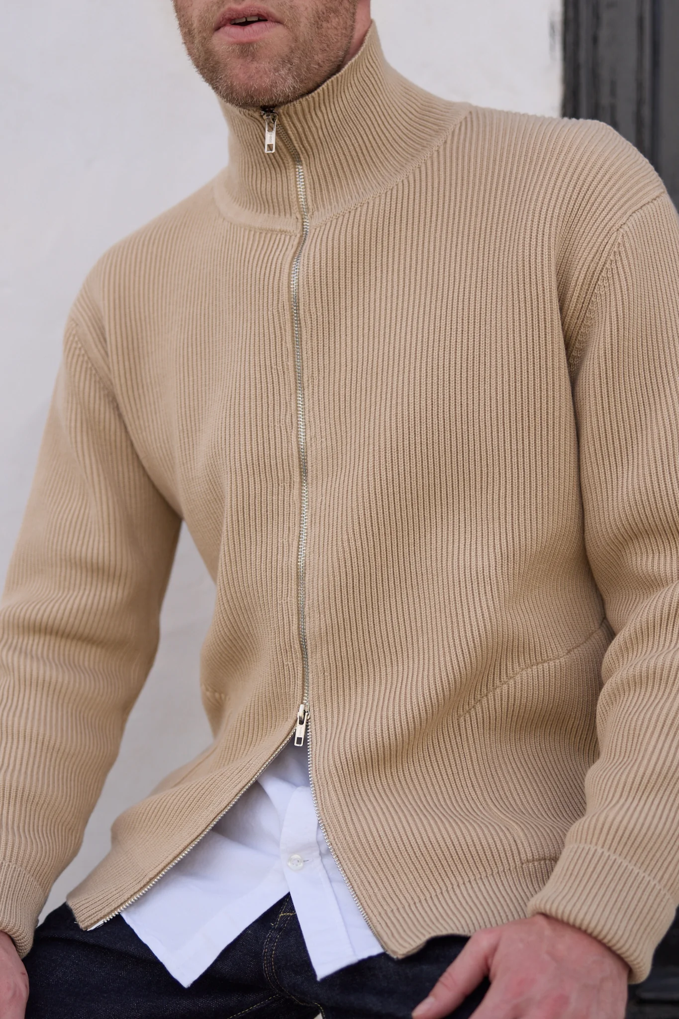 Pull Le Pointilleux - Beige - Image 4