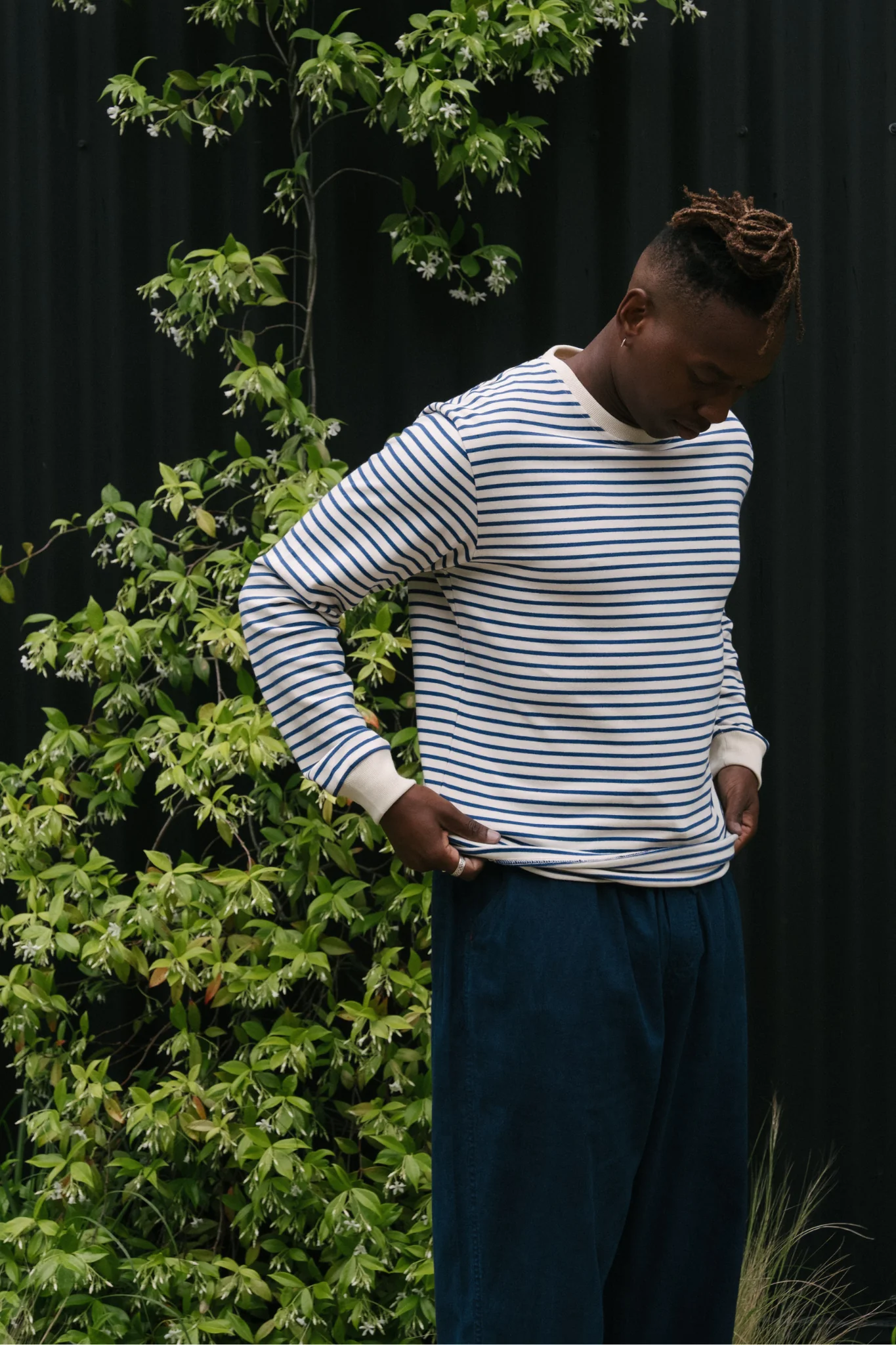 Pull Le Rivage - Ecru et bleu