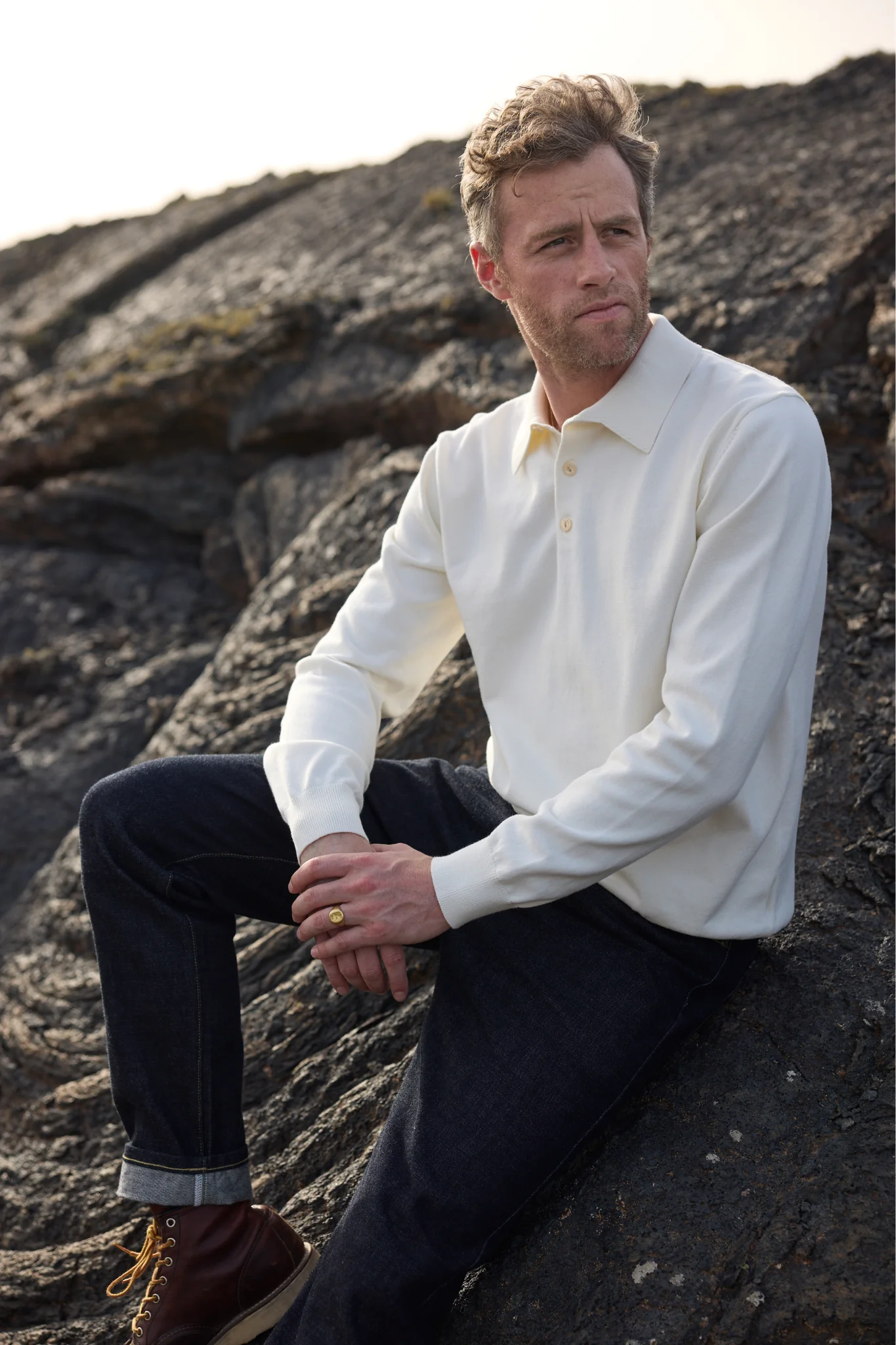Pull L'Officier - Blanc - Image 2
