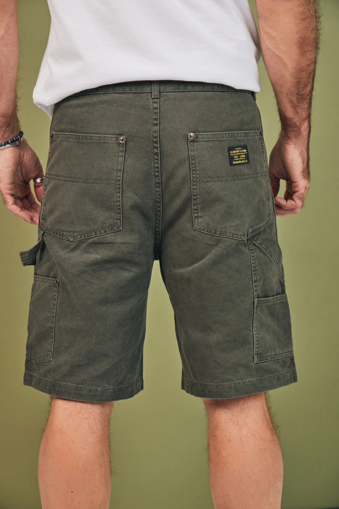 Short Le Jumeau - Moss green - Image 5