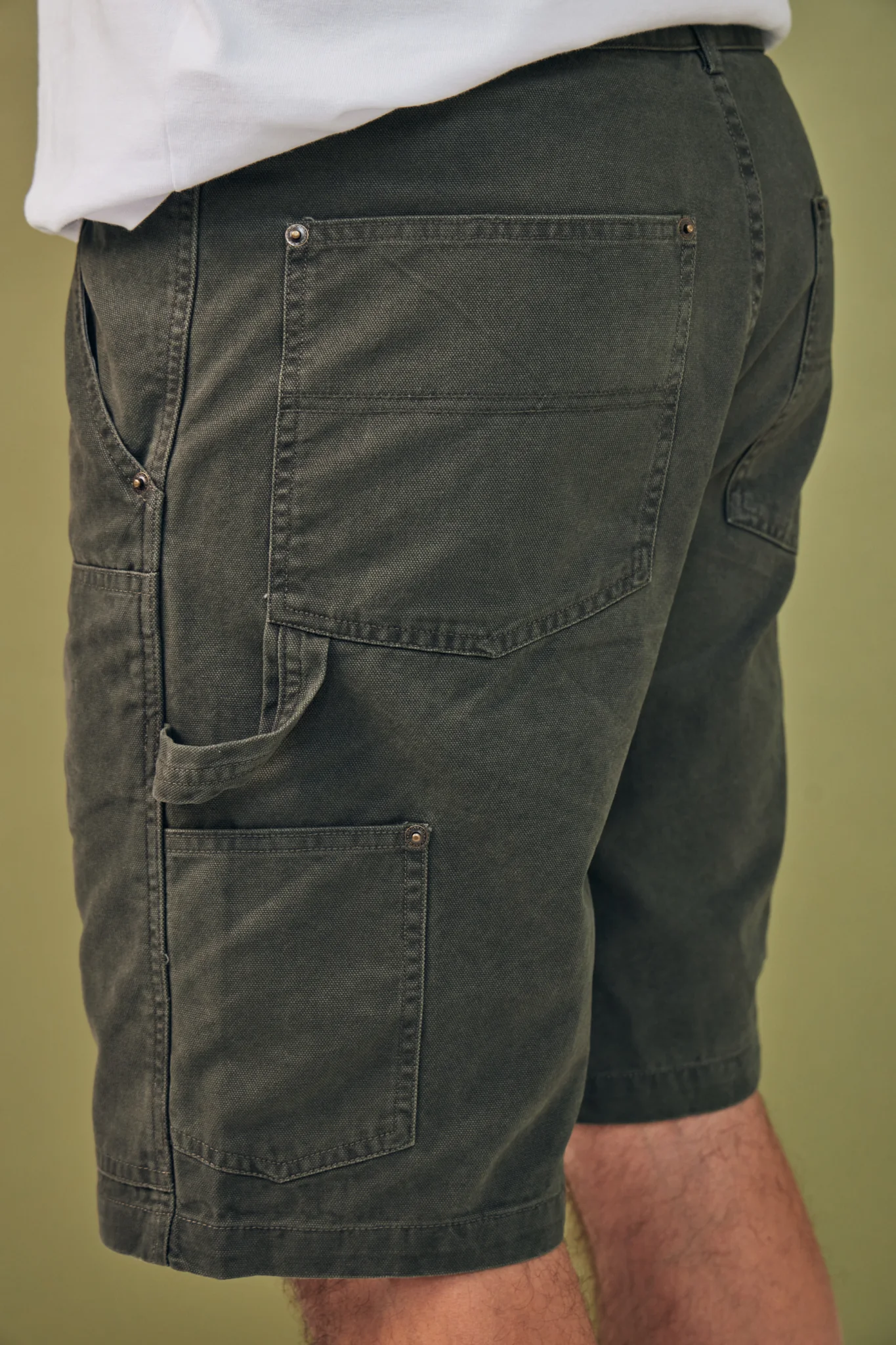 Short Le Jumeau - Moss green - Image 6