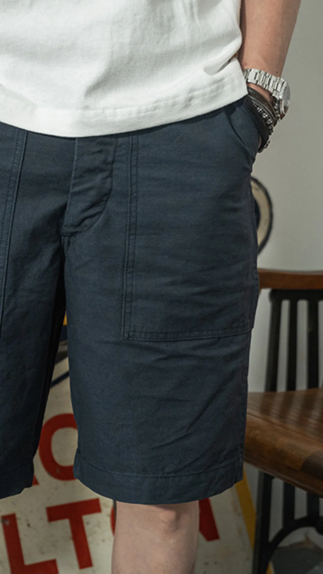 Short L'Intrépide - bleu - Image 7
