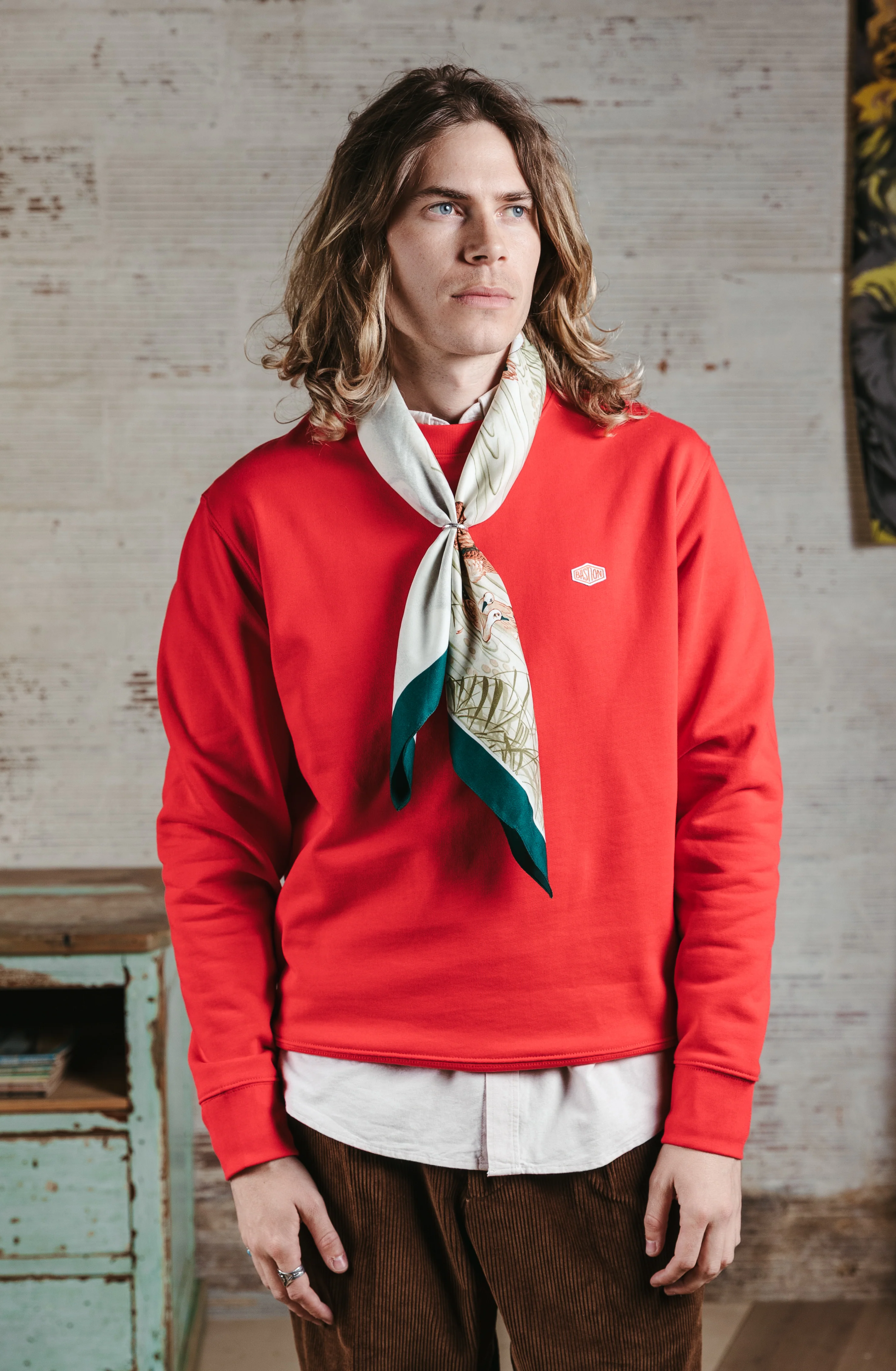 Sweat Le Voyageur - Rouge - Image 3