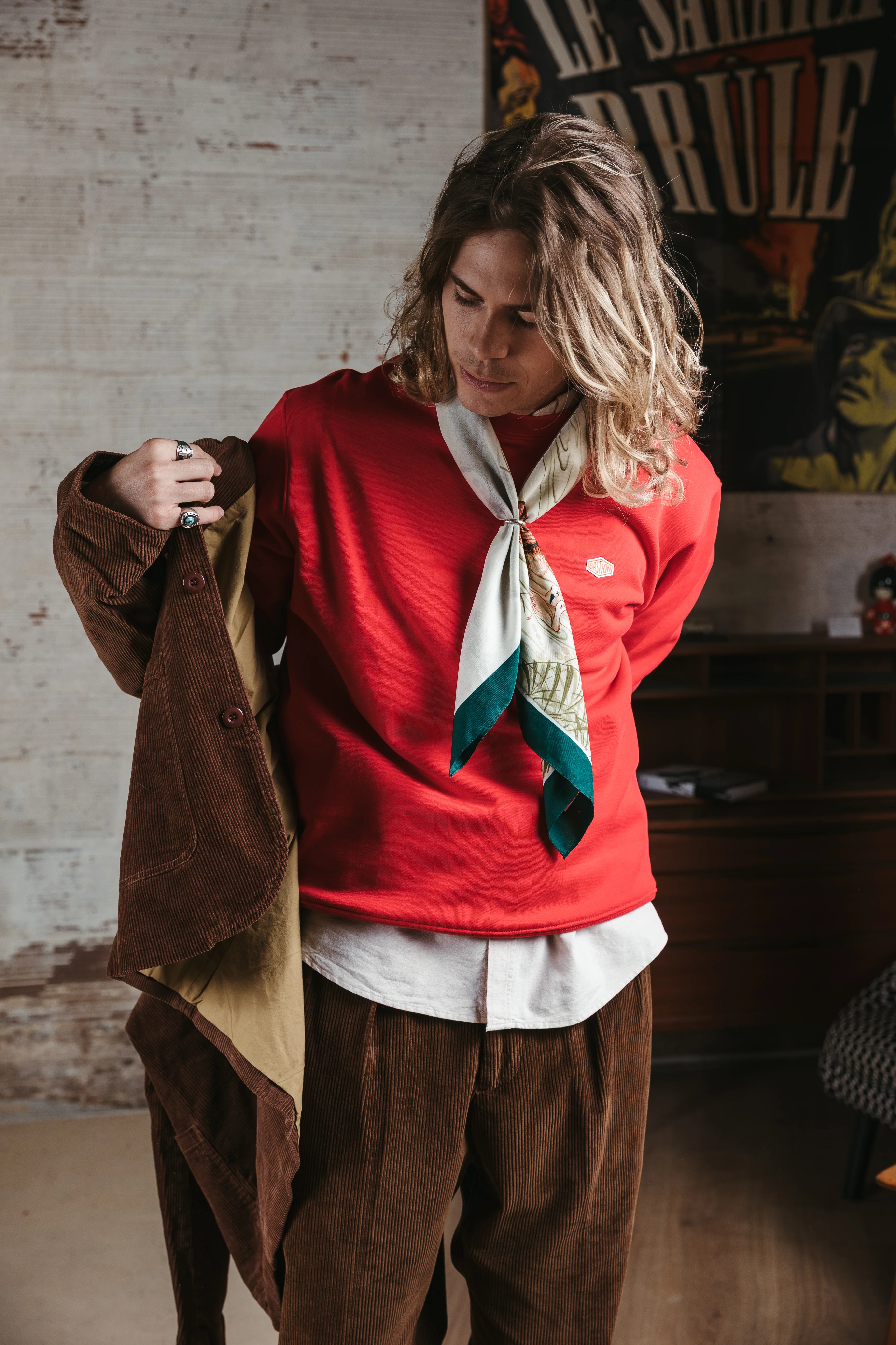 Sweat Le Voyageur - Rouge - Image 6