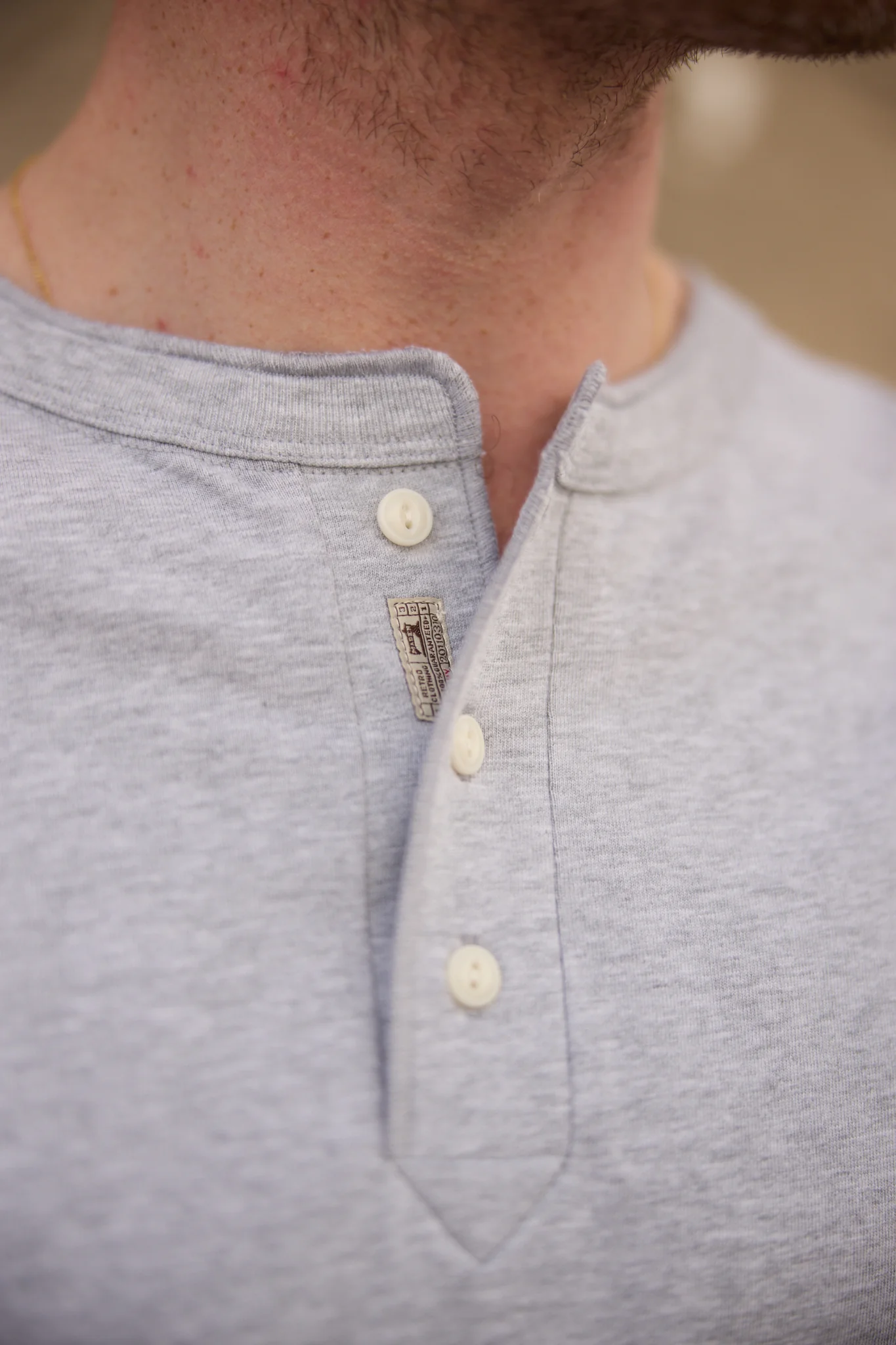 T-shirt Le Drapier - Gris - Image 4