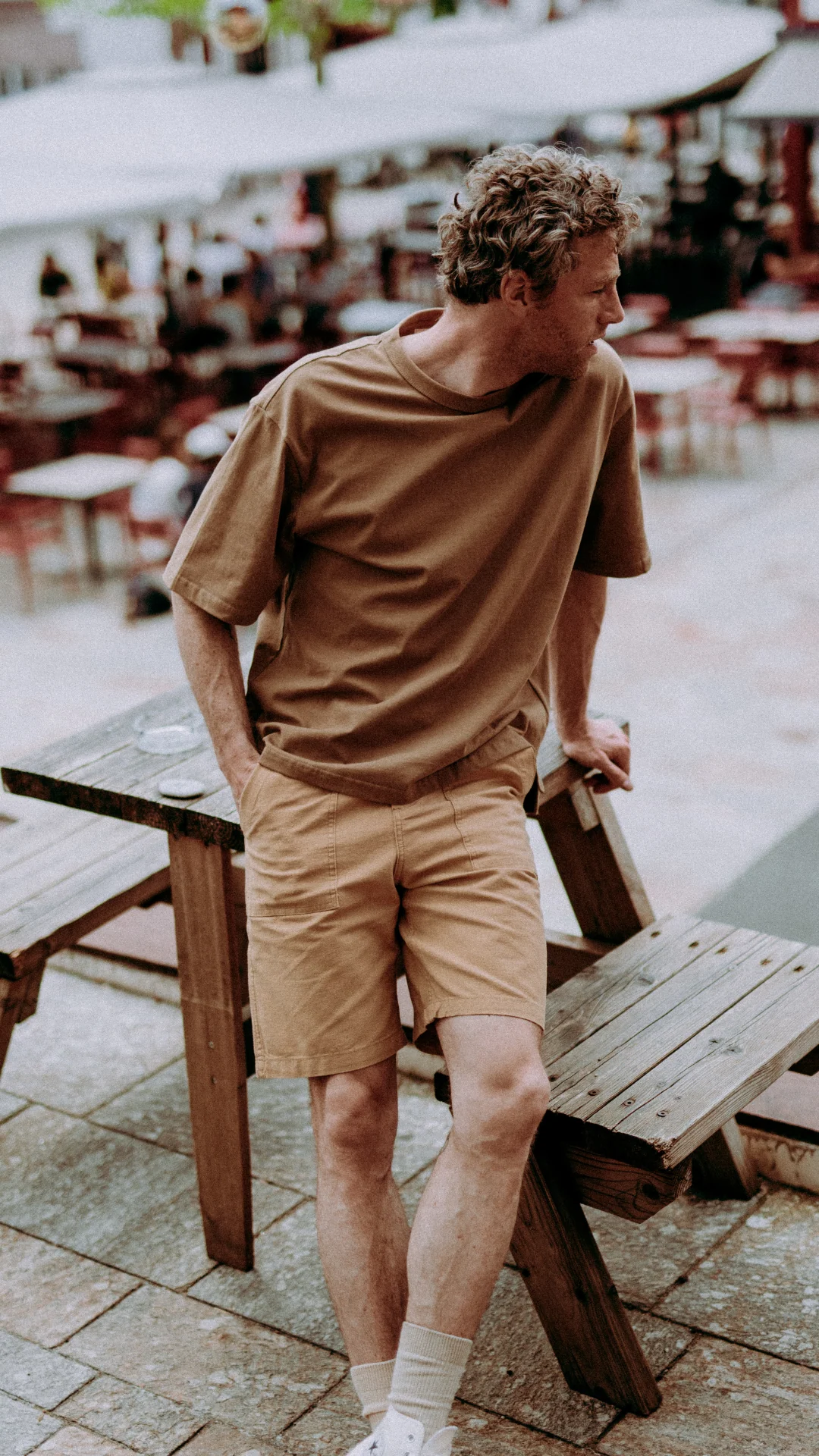 T-shirt Le Viril - camel - Image 4