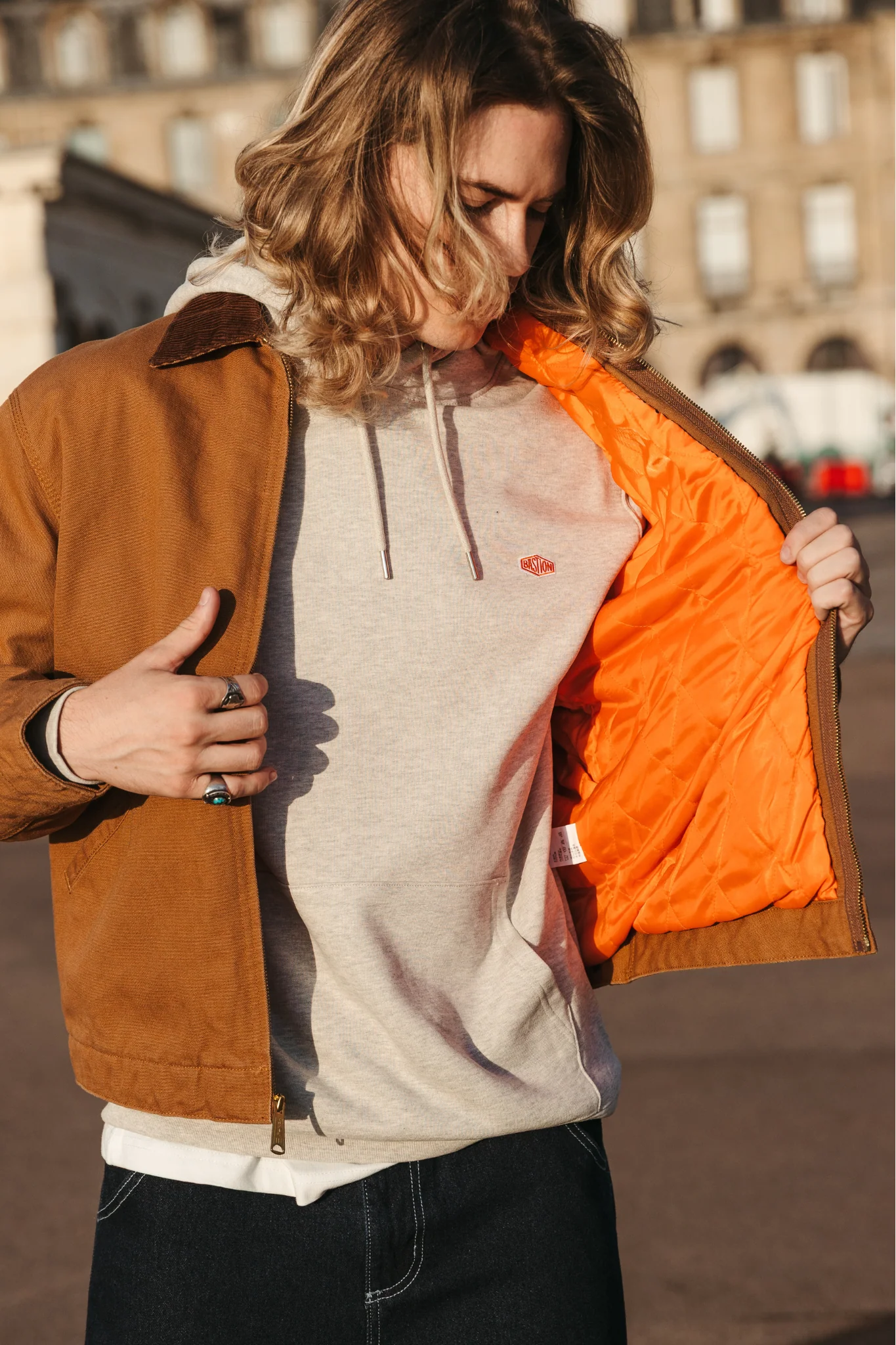 Veste Le Cartographe - camel - Image 4
