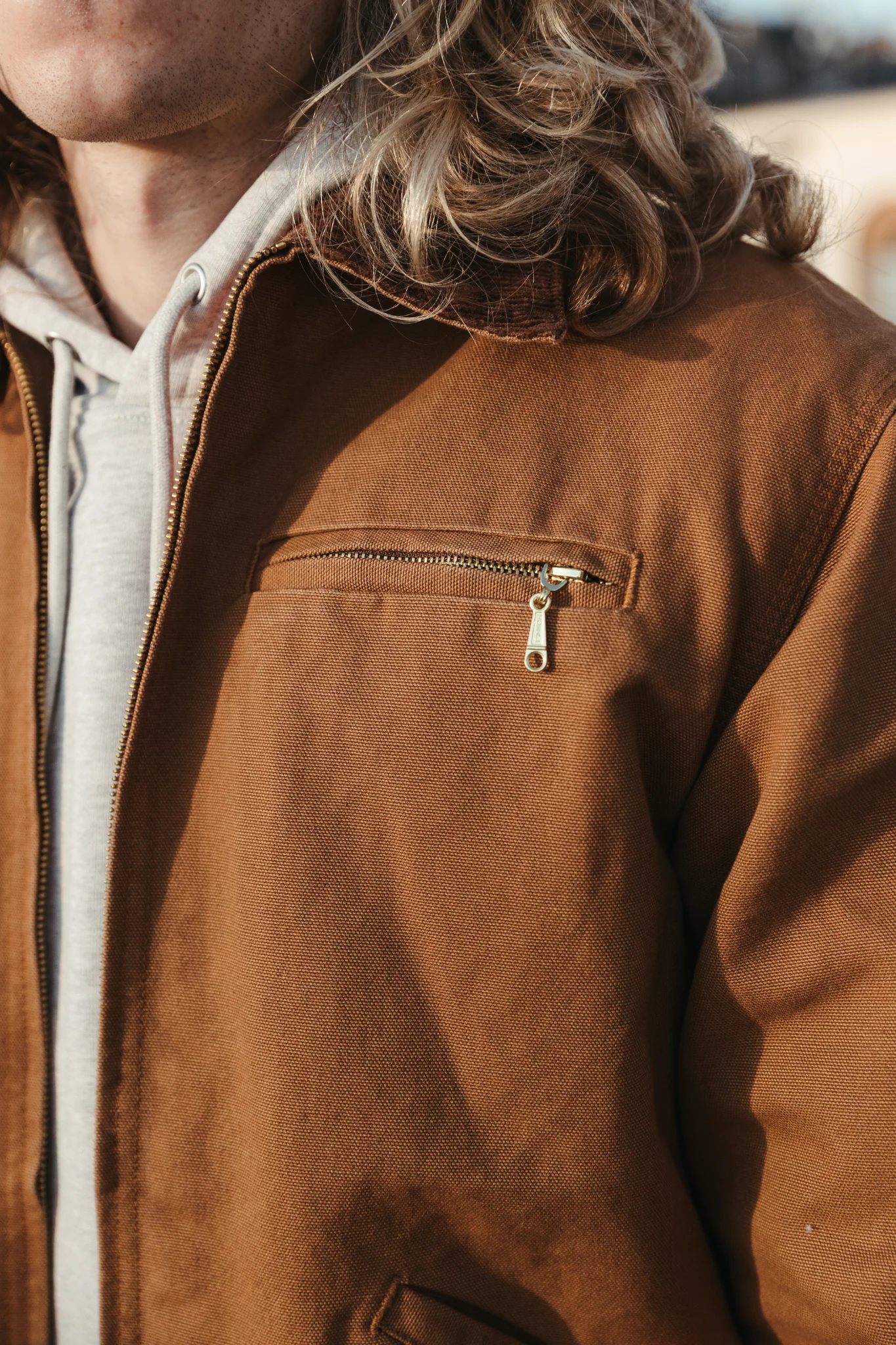 Veste Le Cartographe - camel - Image 6