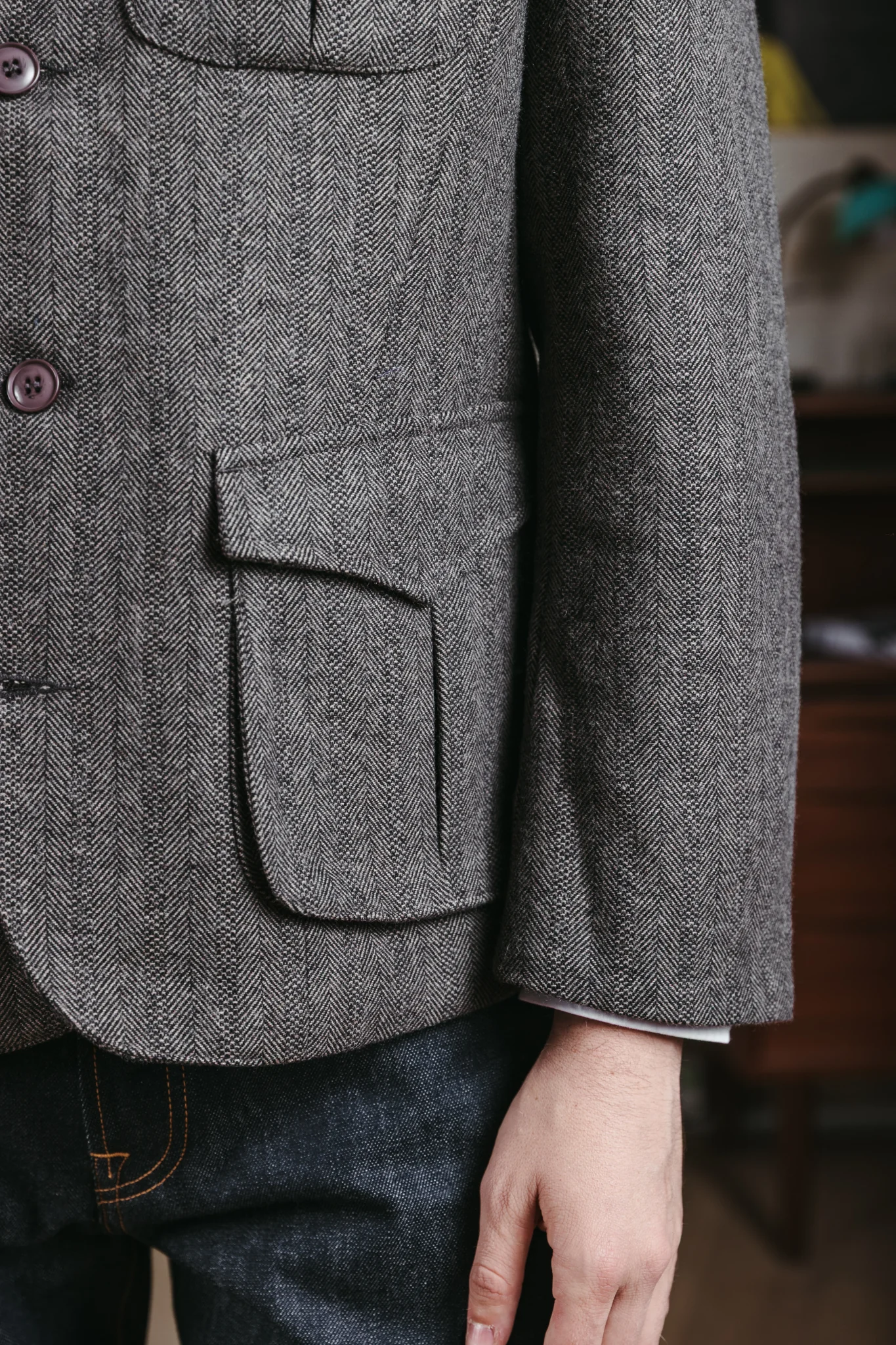 Veste Le Pondéré - Gris clair - Image 3
