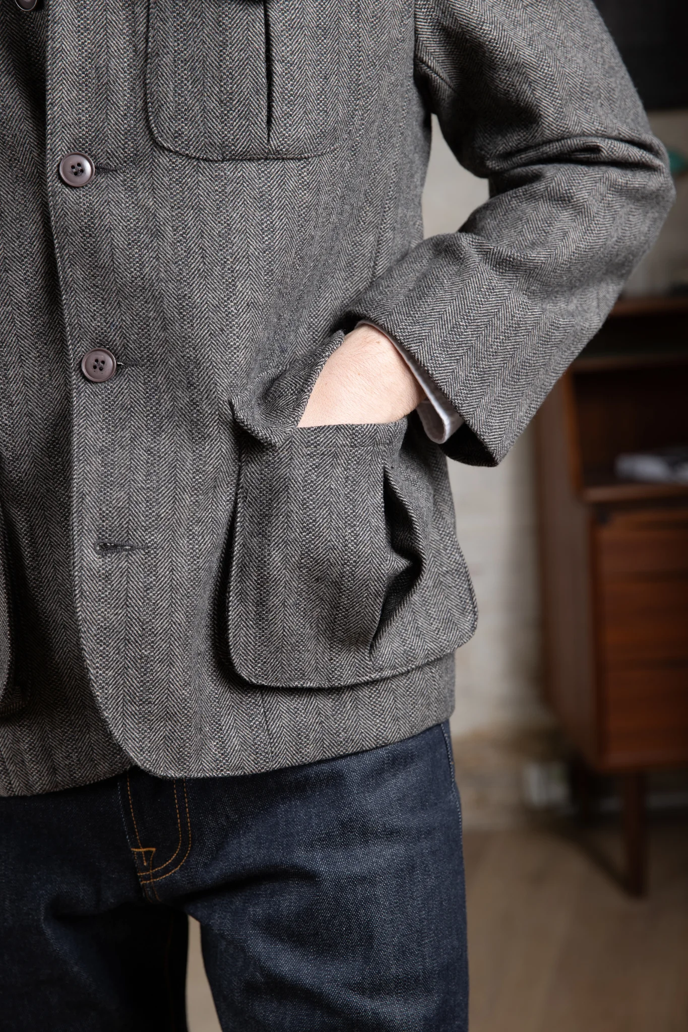 Veste Le Pondéré - Gris clair - Image 5